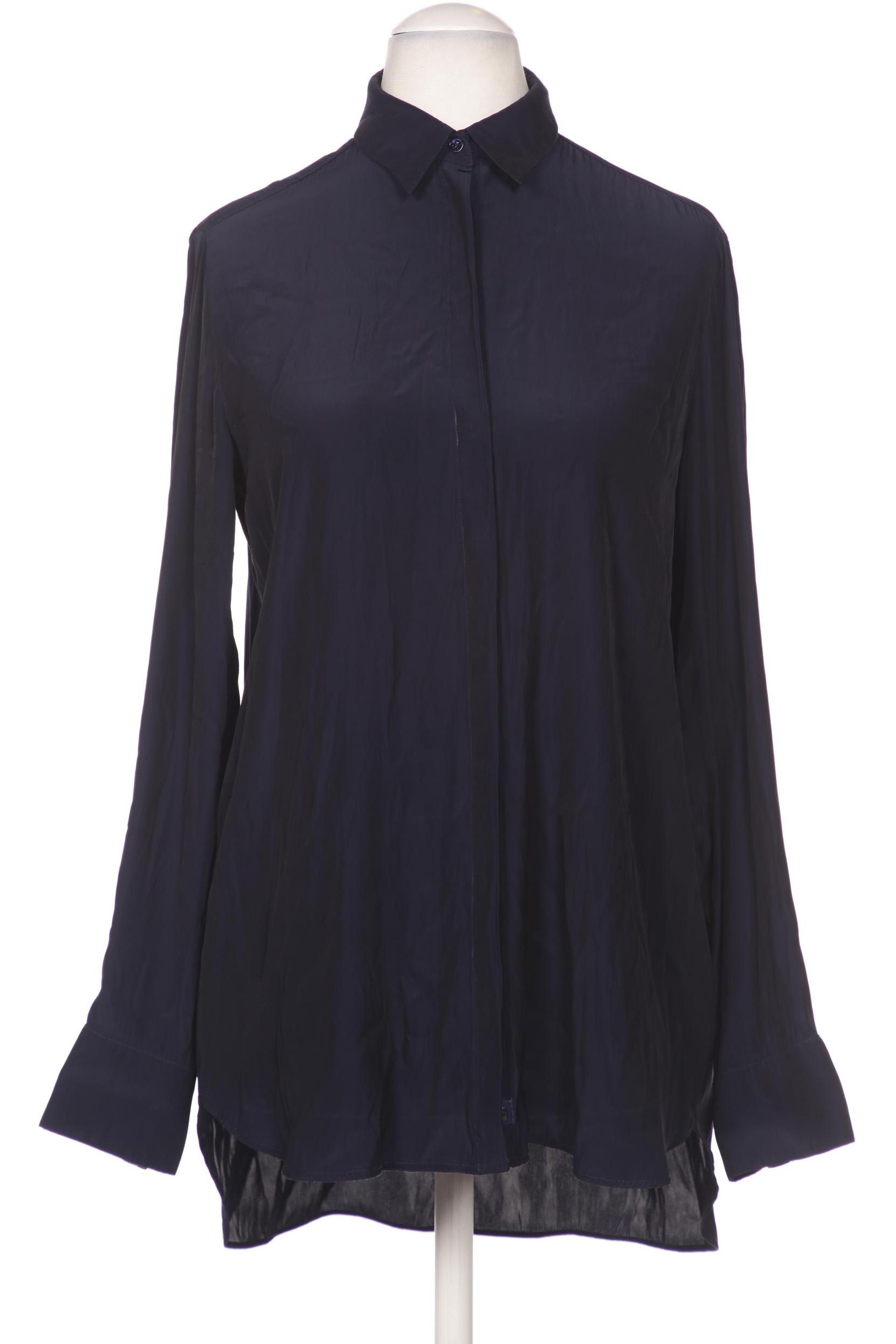 

Massimo Dutti Damen Bluse, marineblau, Gr. 38