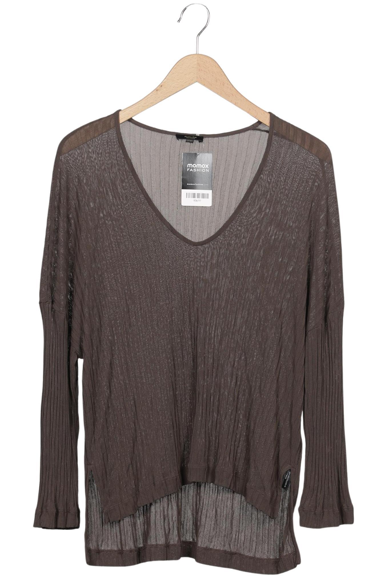 

Massimo Dutti Damen Langarmshirt, braun, Gr. 34
