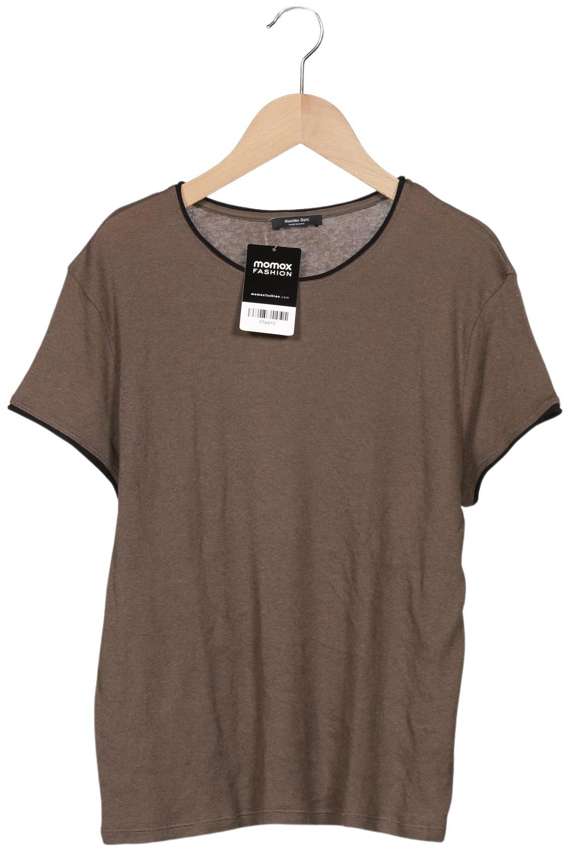 

Massimo Dutti Damen T-Shirt, braun, Gr. 44