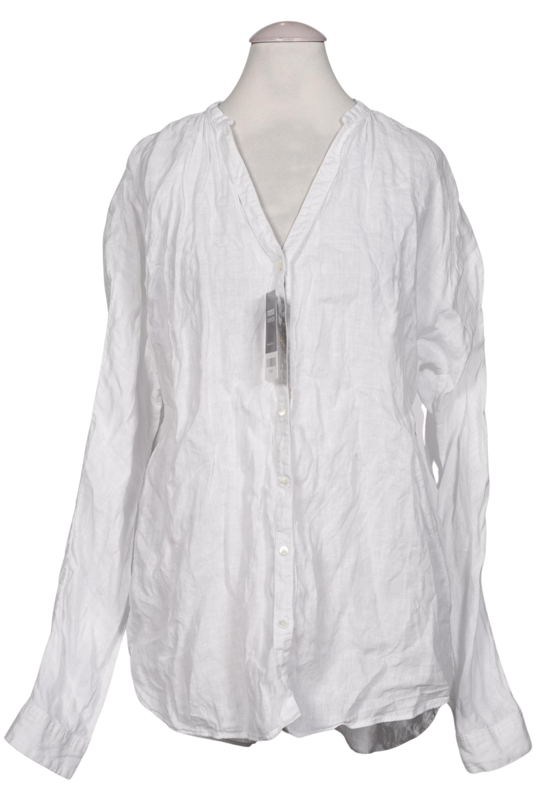 

Massimo Dutti Damen Bluse, weiß, Gr. 38