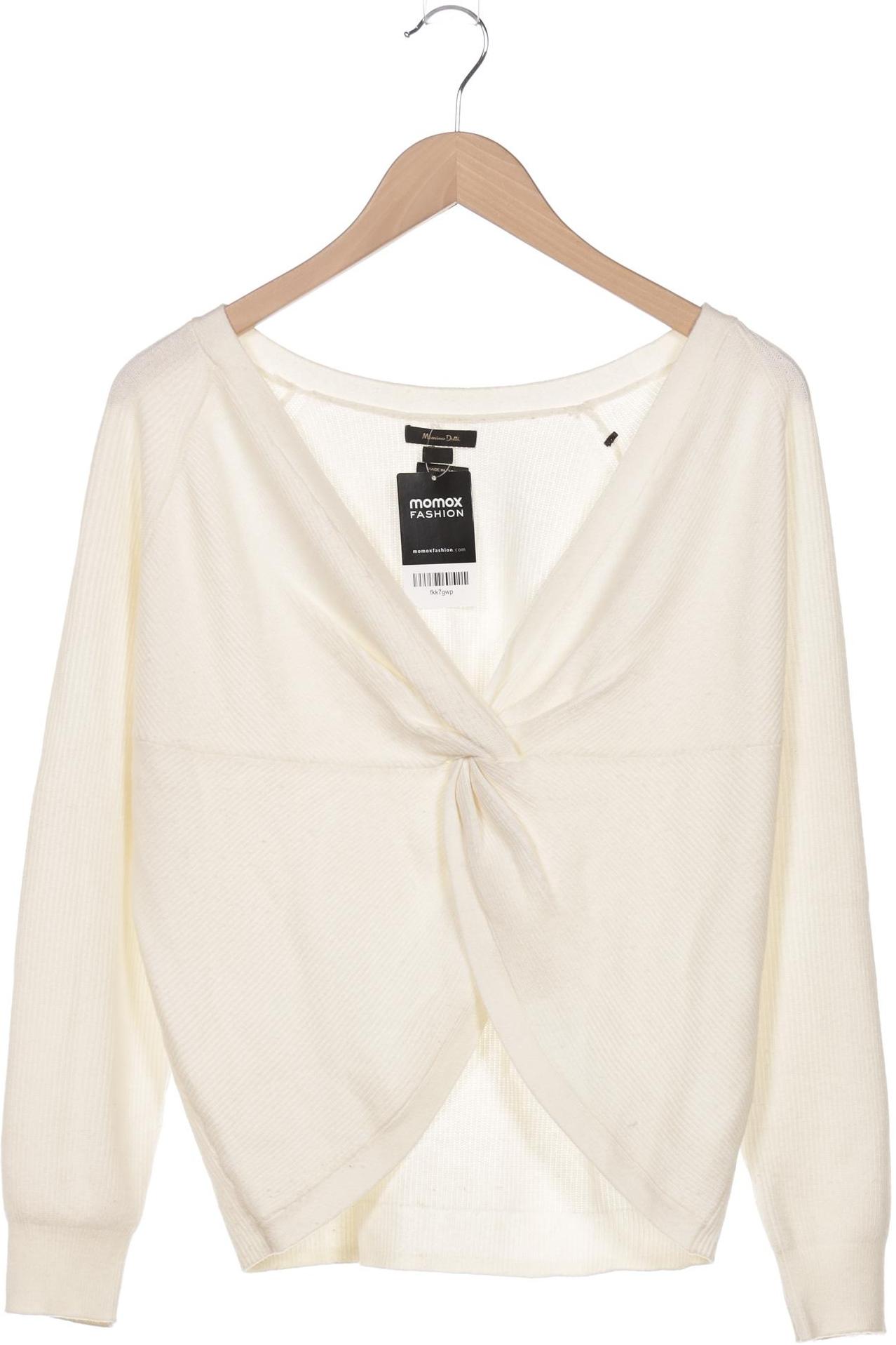 

Massimo Dutti Damen Pullover, cremeweiß, Gr. 34