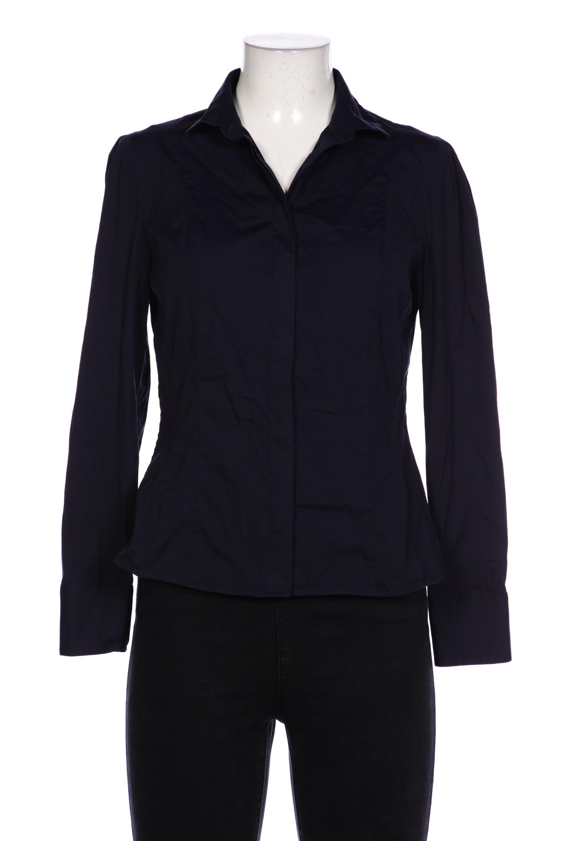 

Massimo Dutti Damen Bluse, marineblau, Gr. 42