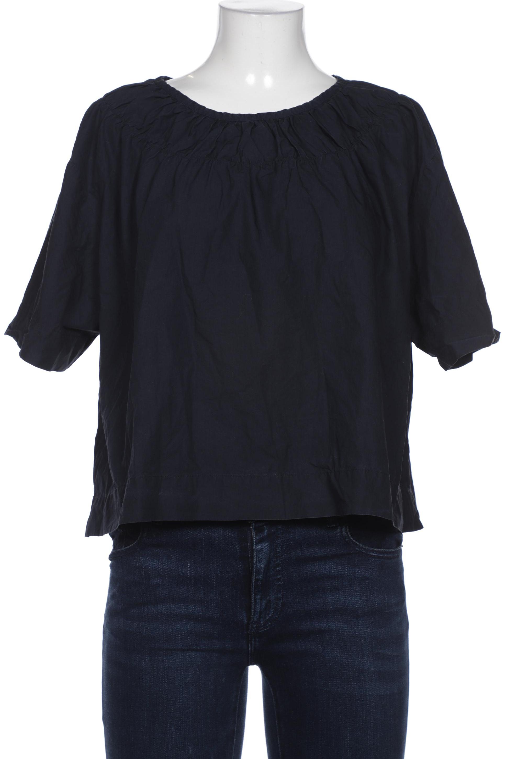 

Massimo Dutti Damen Bluse, marineblau, Gr. 36