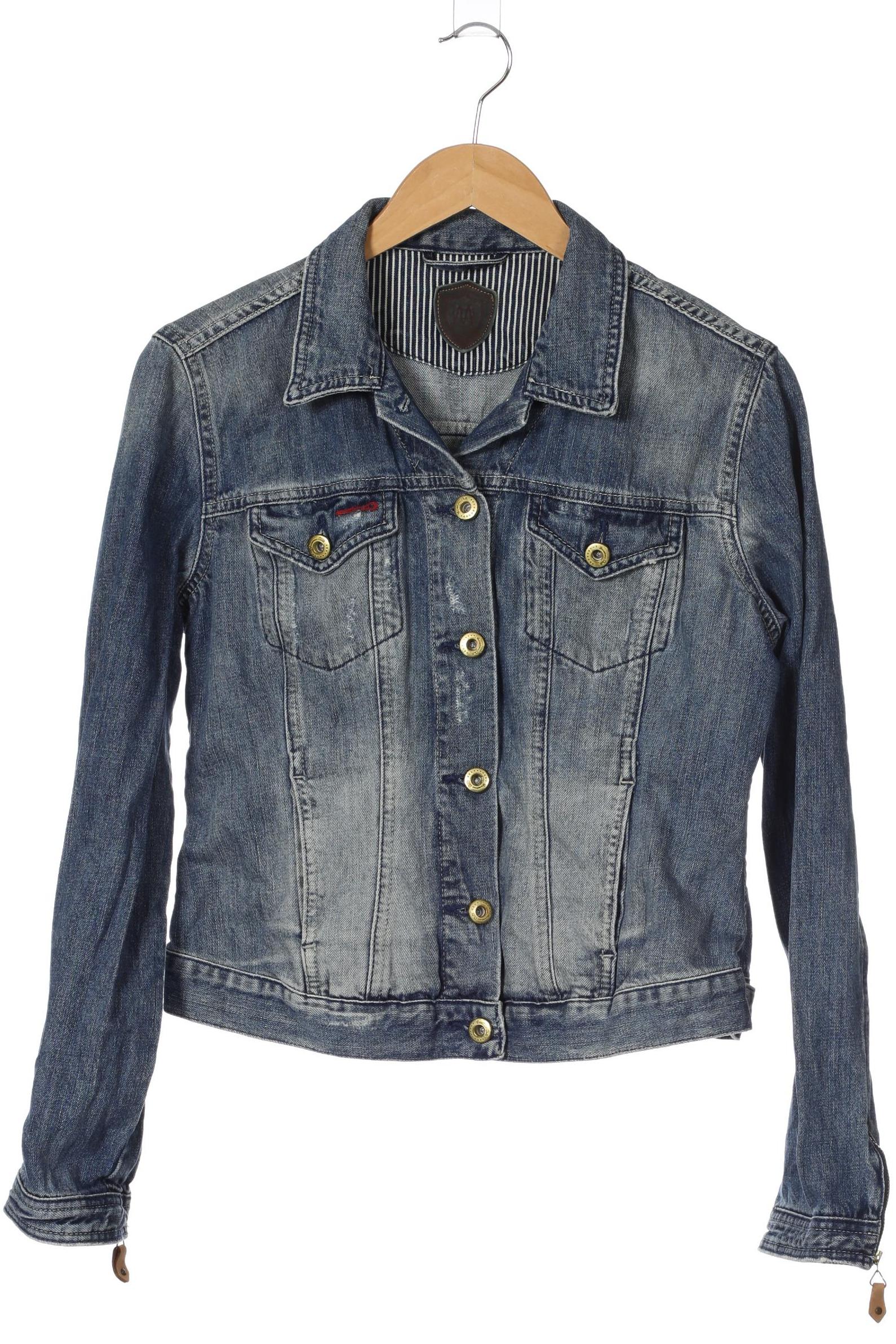 

Massimo Dutti Damen Jacke, blau, Gr. 36