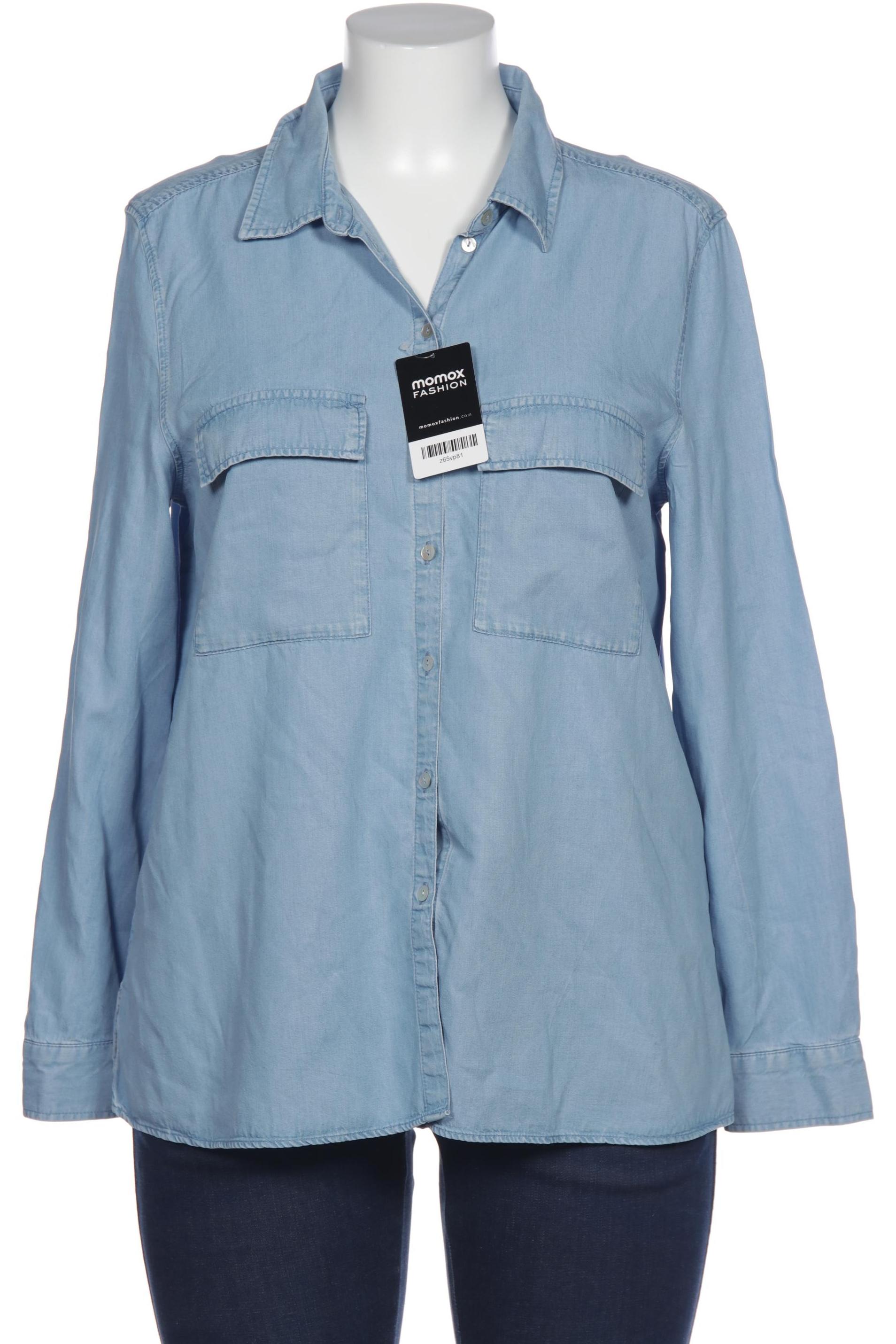 

Massimo Dutti Damen Bluse, blau, Gr. 44