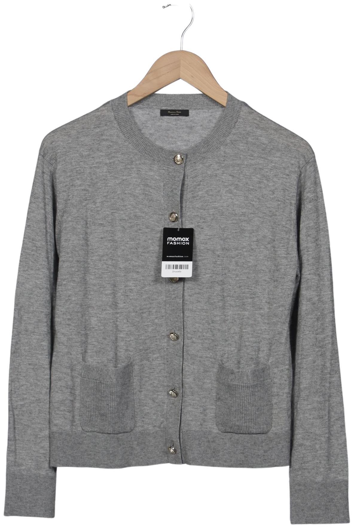 

Massimo Dutti Damen Strickjacke, grau, Gr. 42