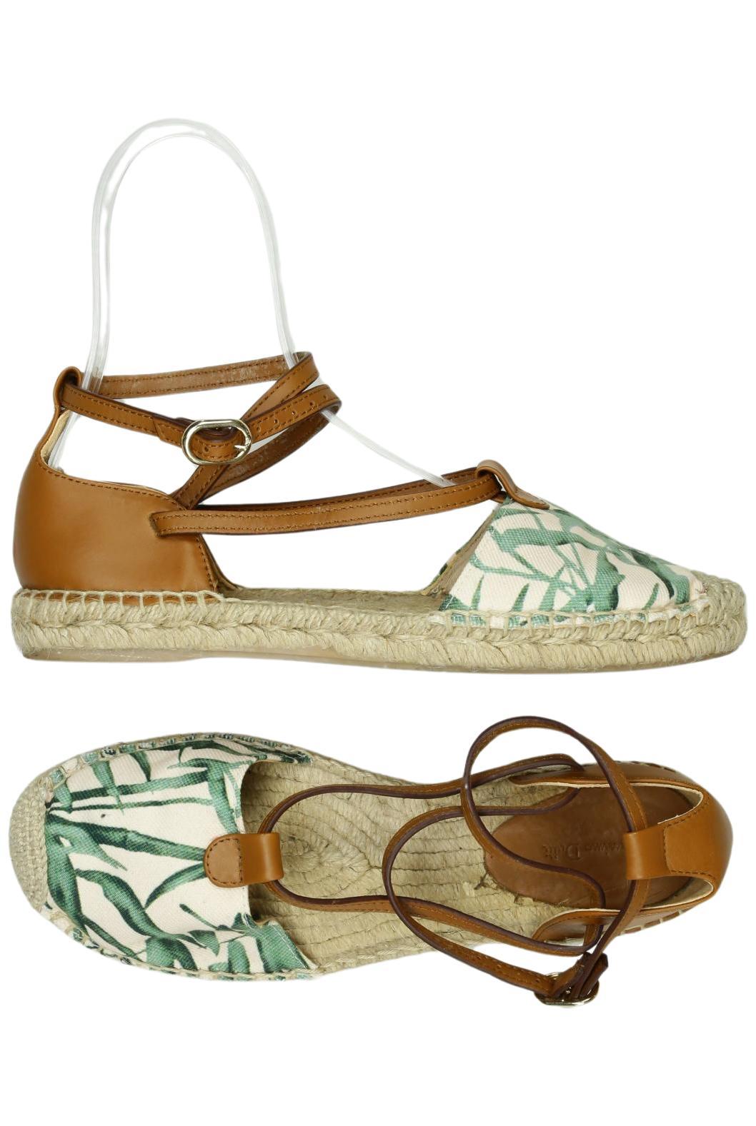 

Massimo Dutti Damen Sandale, cremeweiß, Gr. 38