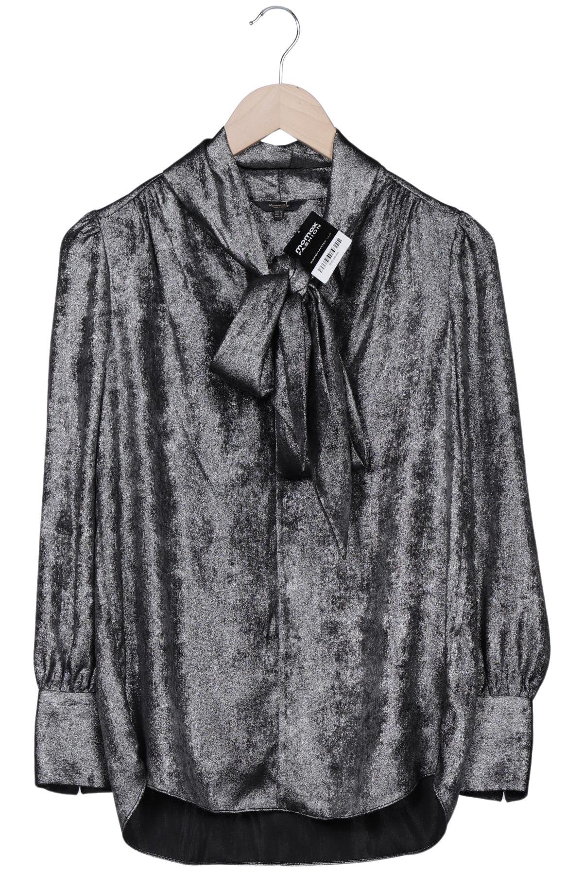 Thumbnail - Massimo Dutti Damen Bluse, silber, Gr. 34