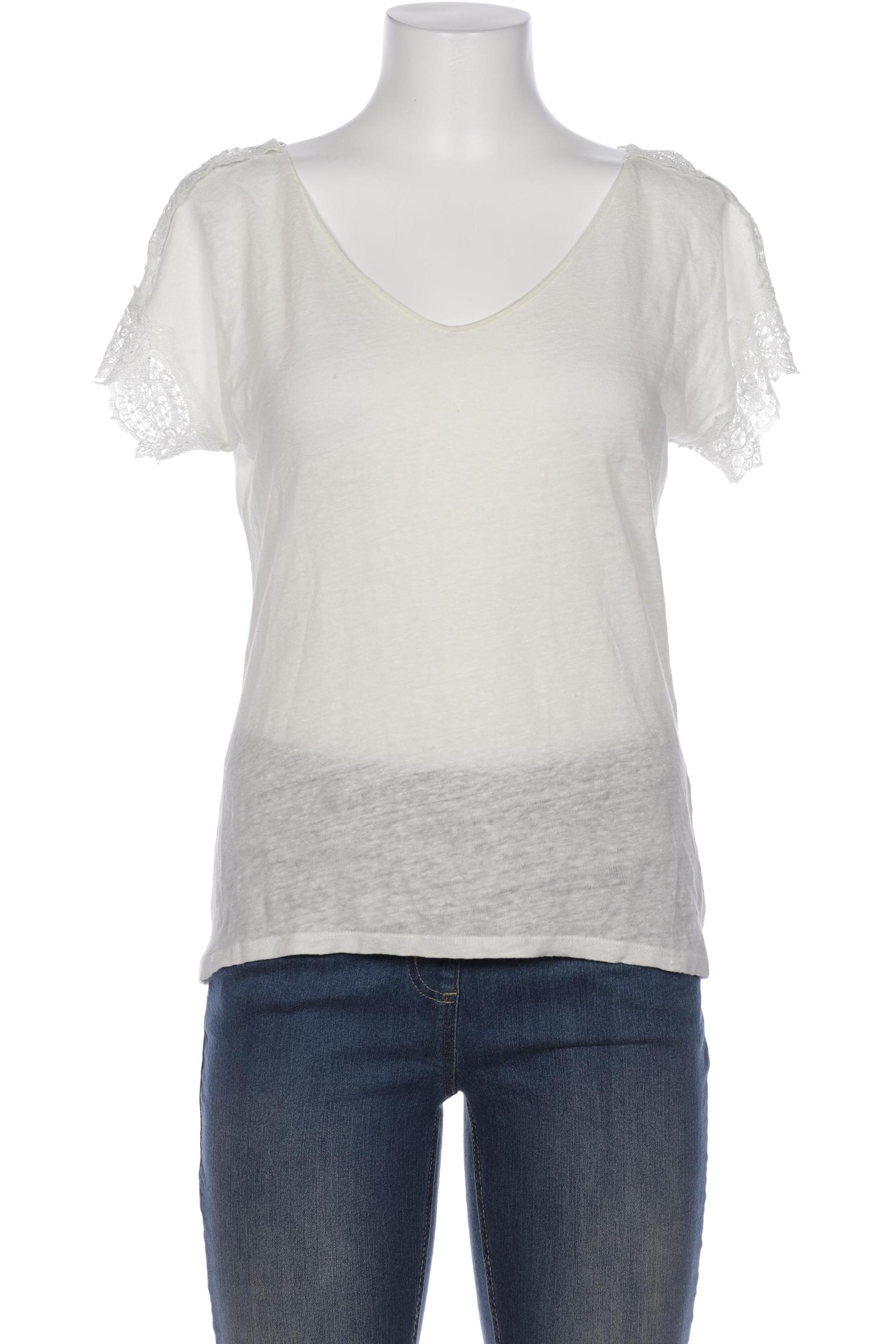 

Massimo Dutti Damen T-Shirt, cremeweiß, Gr. 36