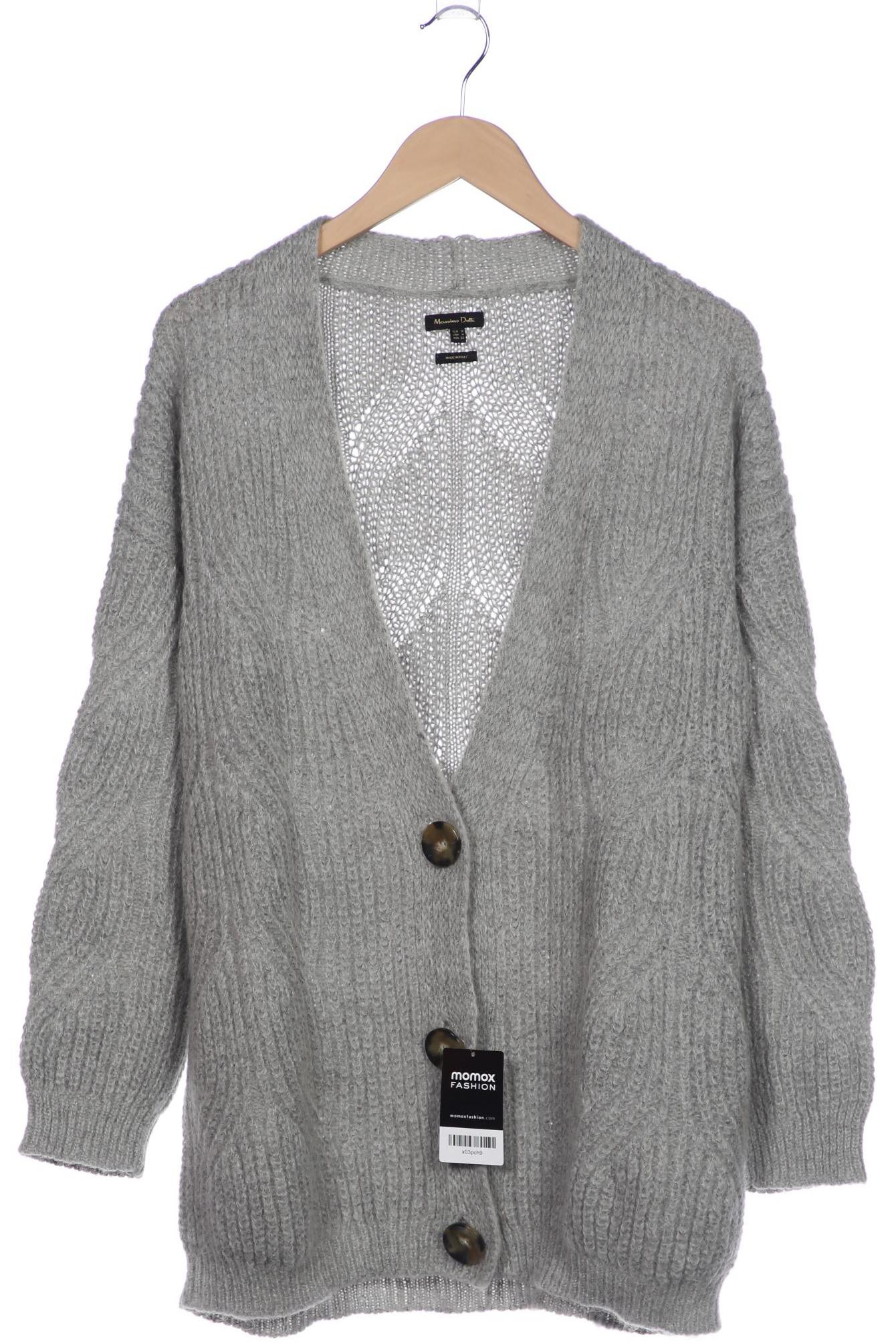 

Massimo Dutti Damen Strickjacke, grau, Gr. 38