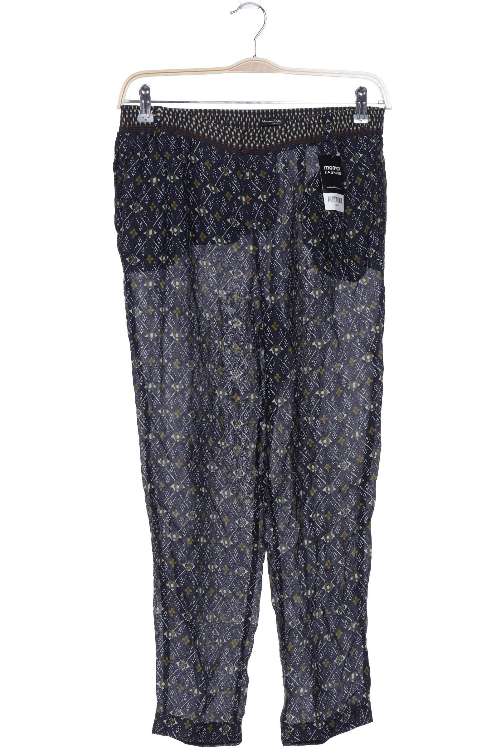 

Massimo Dutti Damen Stoffhose, marineblau, Gr. 31
