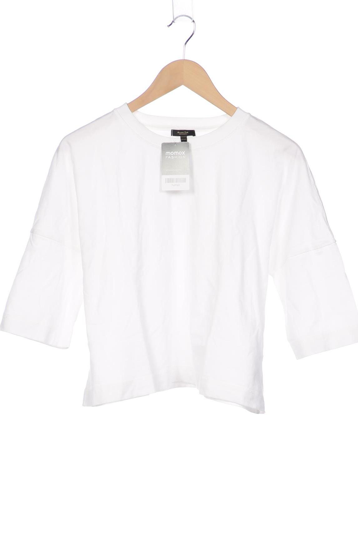 

Massimo Dutti Damen Langarmshirt, weiß