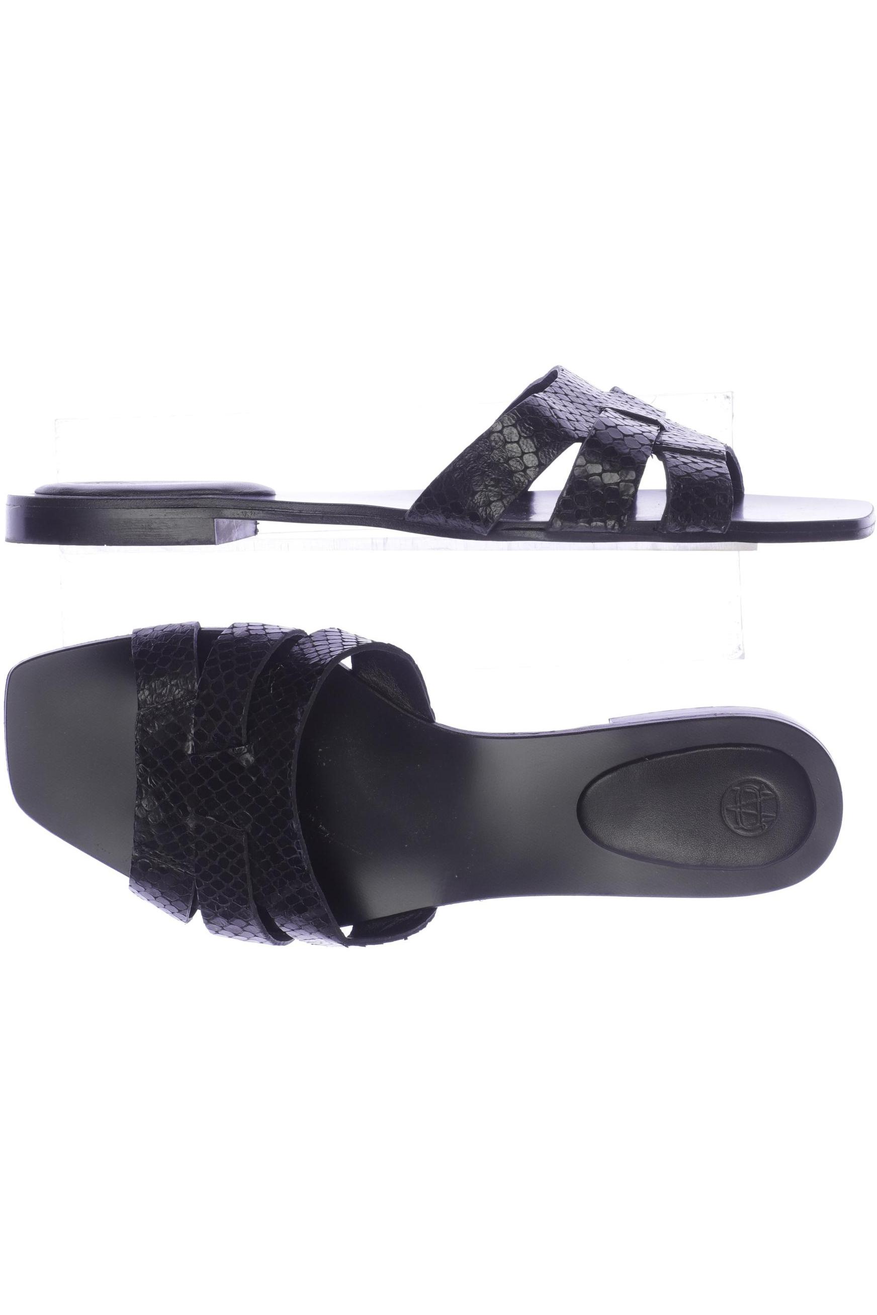 

Massimo Dutti Damen Sandale, schwarz, Gr. 38