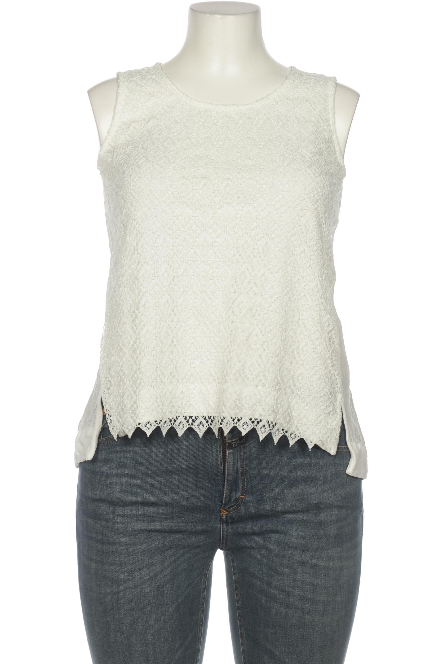 

Massimo Dutti Damen Bluse, weiß, Gr. 42