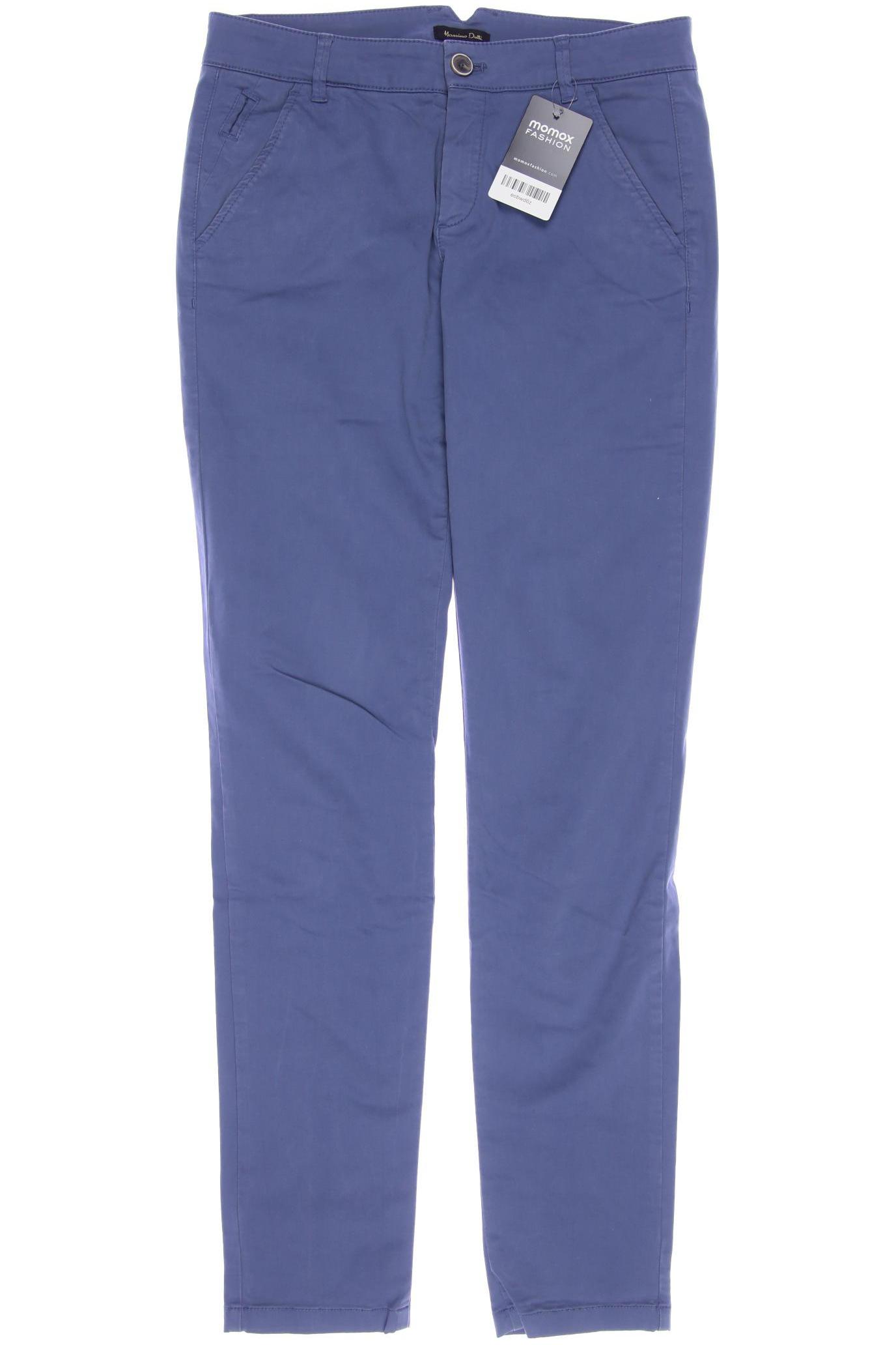 

Massimo Dutti Damen Stoffhose, blau, Gr. 36