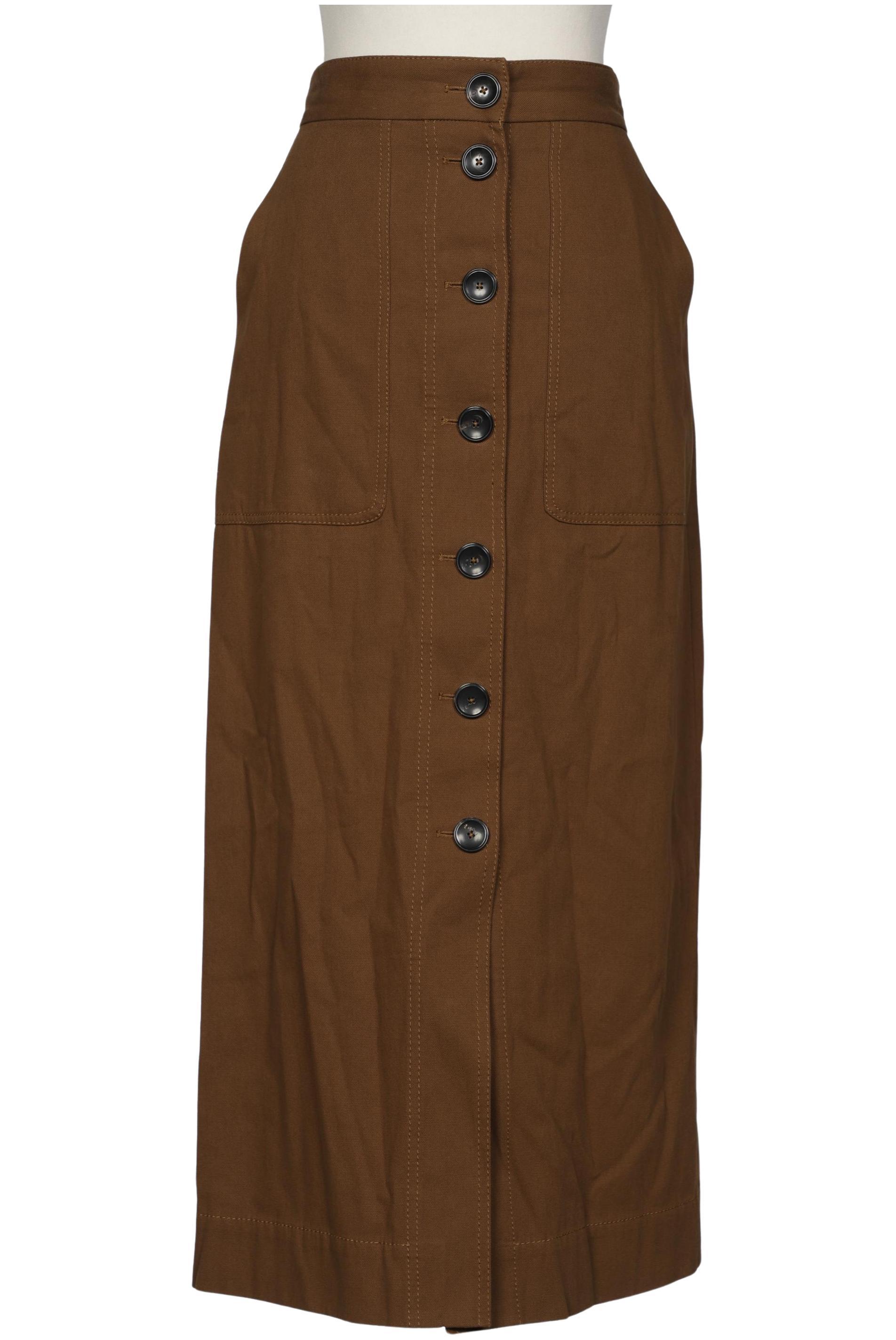 

Massimo Dutti Damen Rock, braun, Gr. 42