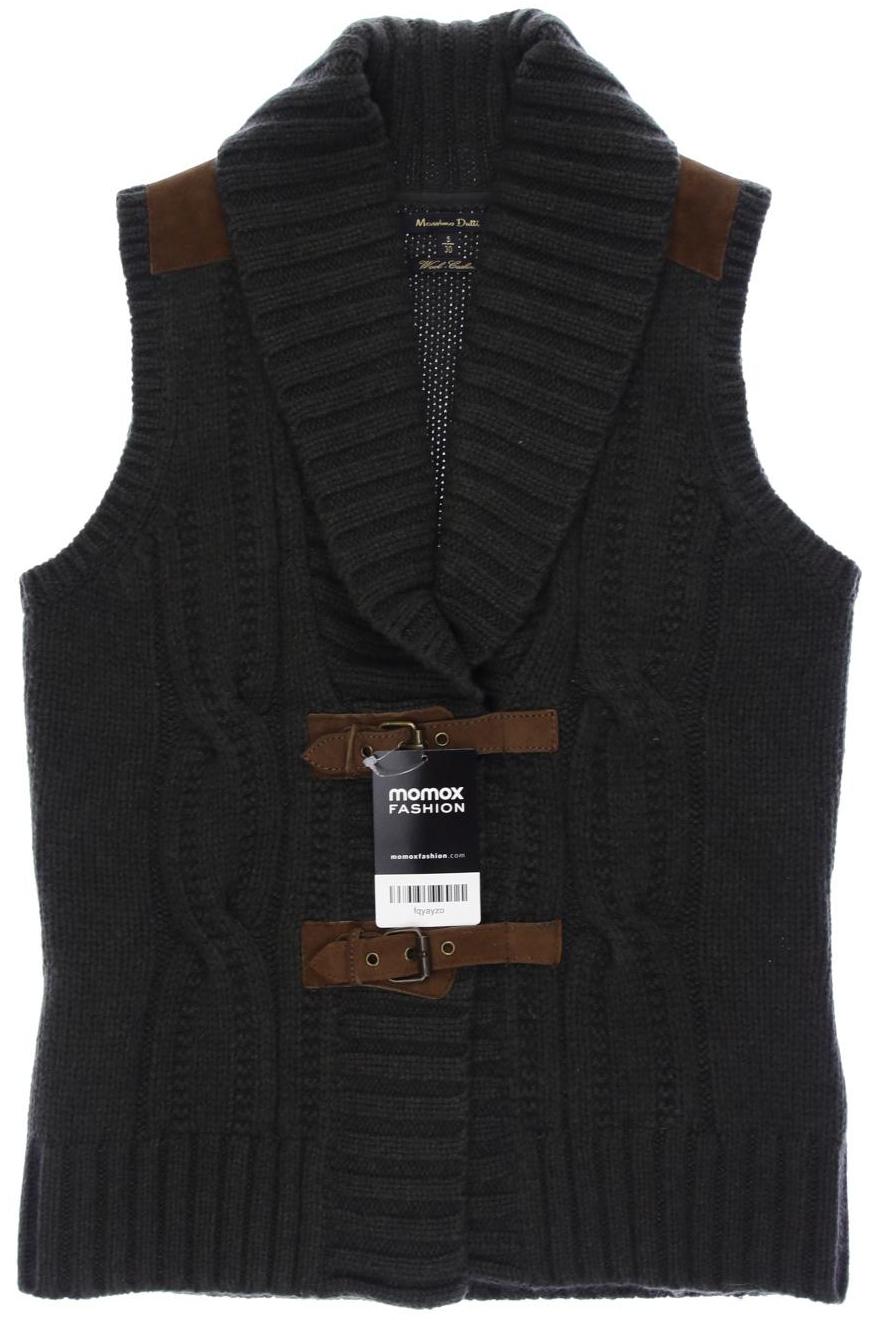 

Massimo Dutti Damen Strickjacke, grün, Gr. 36