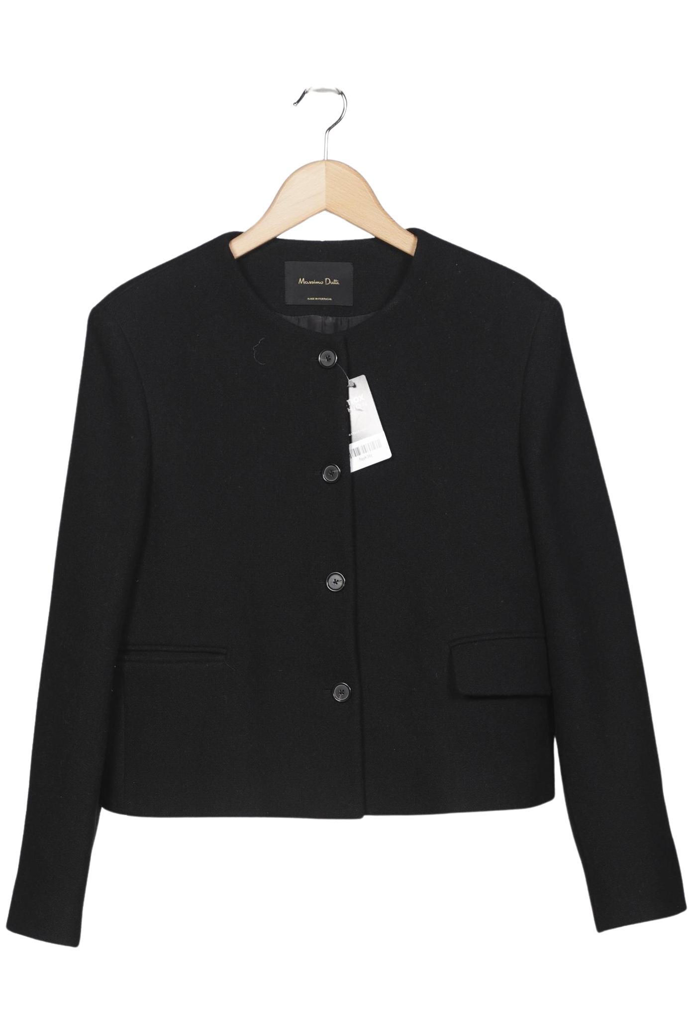 

Massimo Dutti Damen Blazer, schwarz, Gr. 42