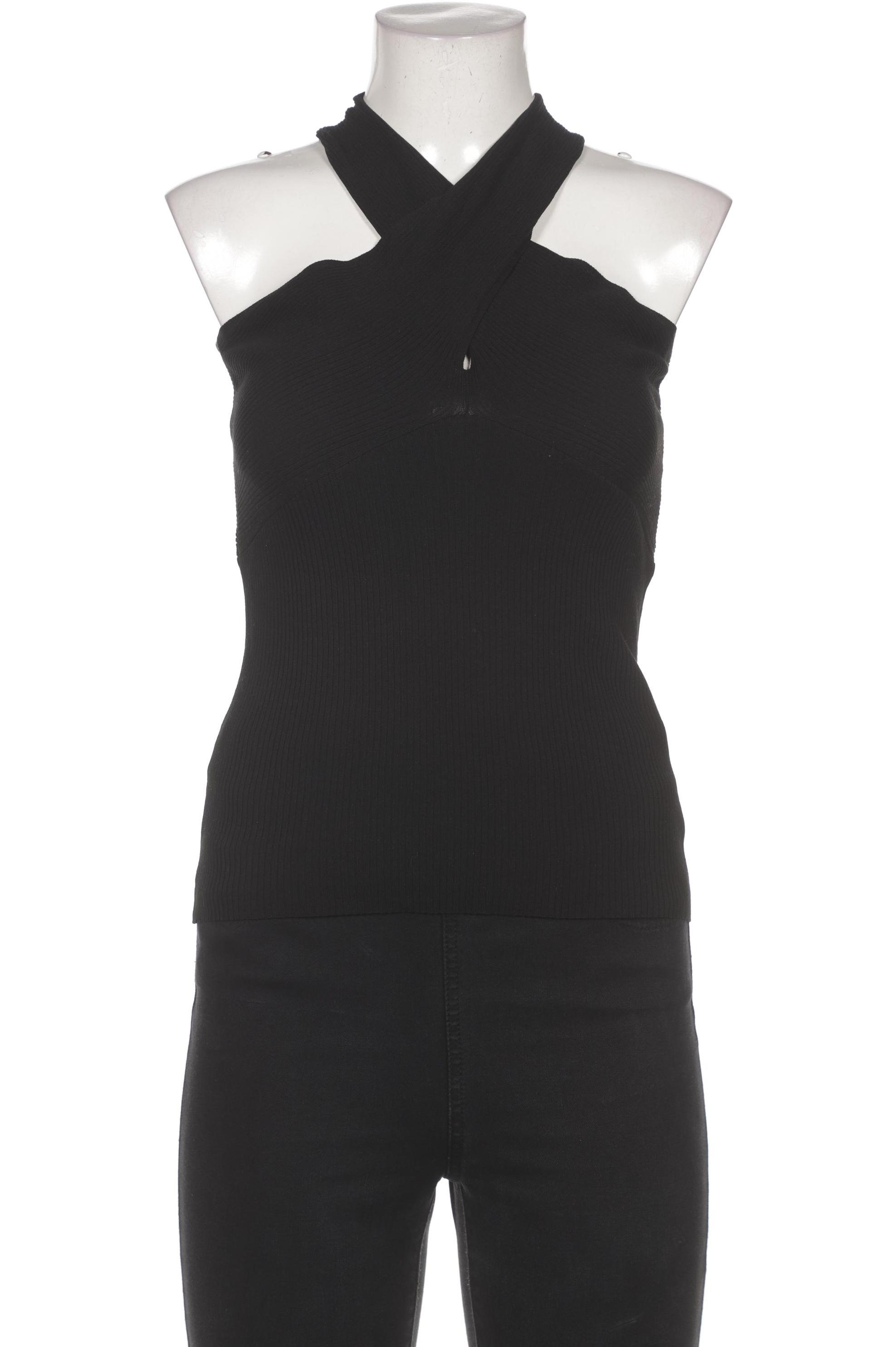 

Massimo Dutti Damen Top, schwarz, Gr. 38