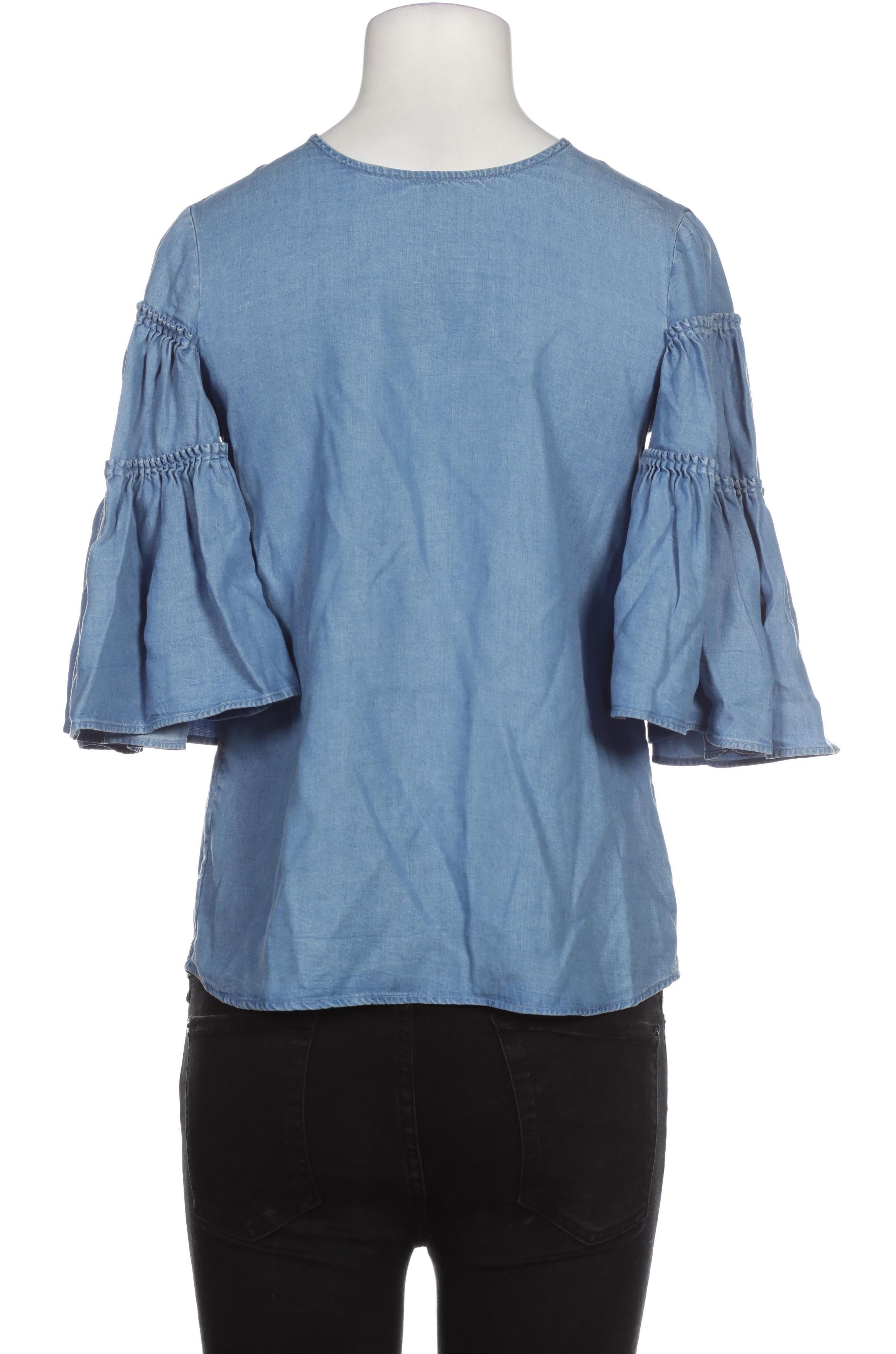 

Massimo Dutti Damen Bluse, hellblau