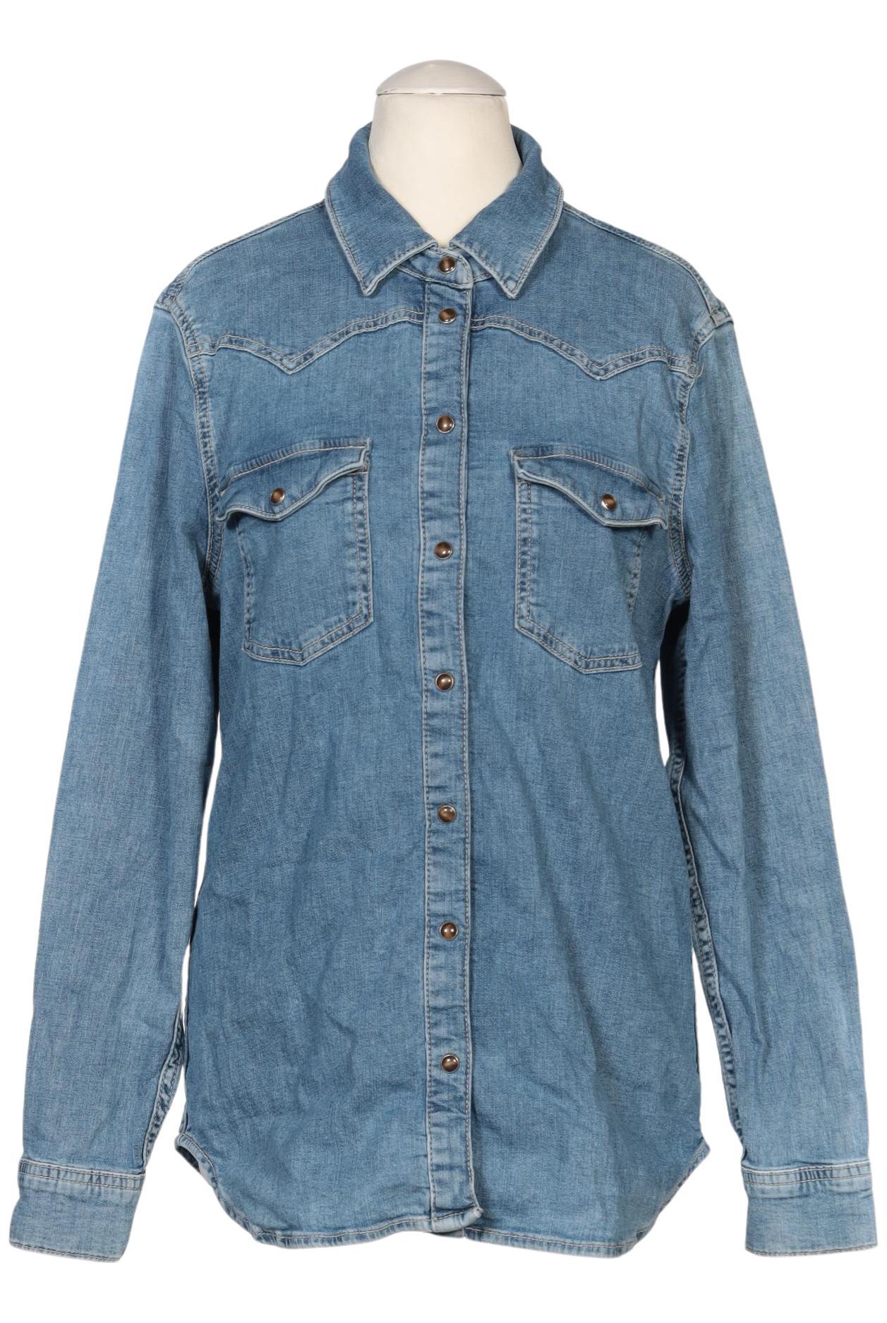 

Massimo Dutti Damen Bluse, blau, Gr. 36