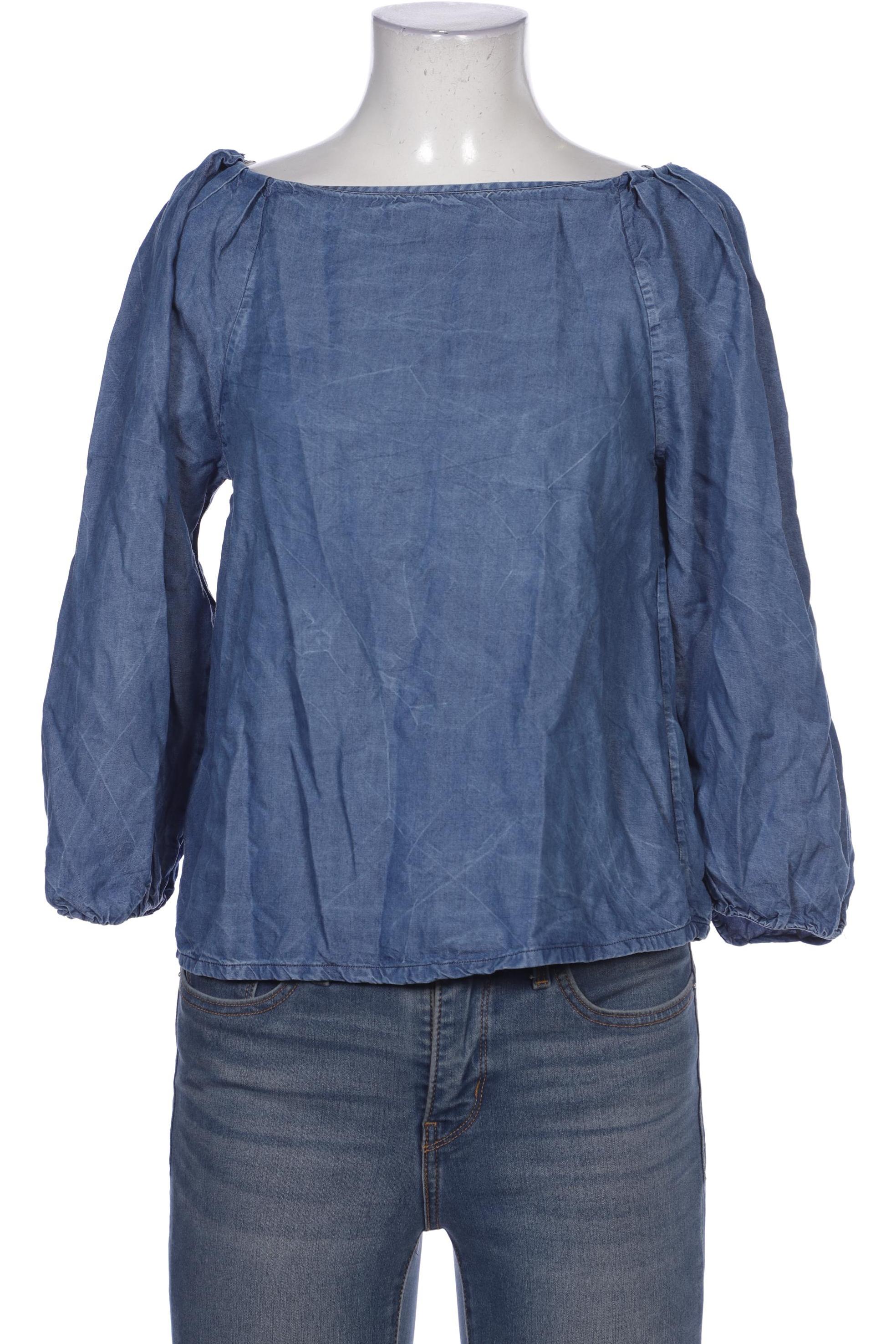 

Massimo Dutti Damen Bluse, blau, Gr. 36