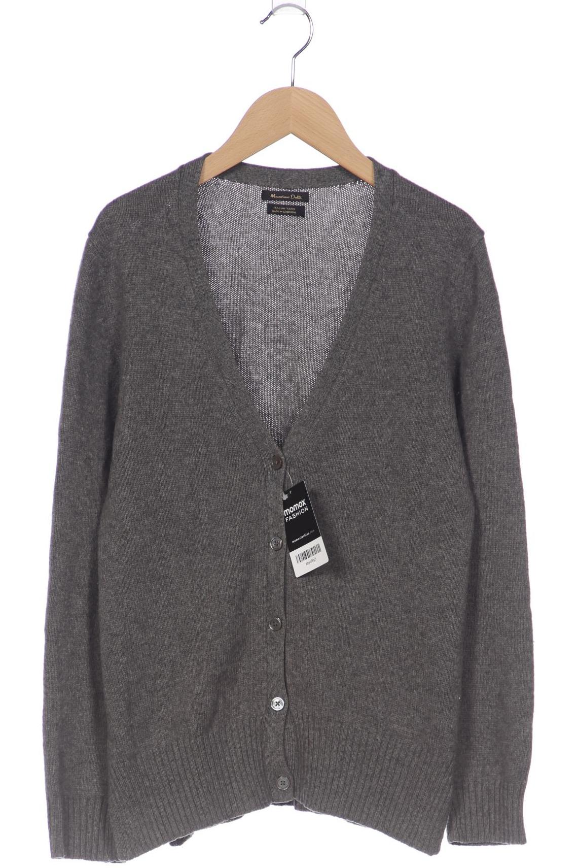 

Massimo Dutti Damen Strickjacke, grau, Gr. 42