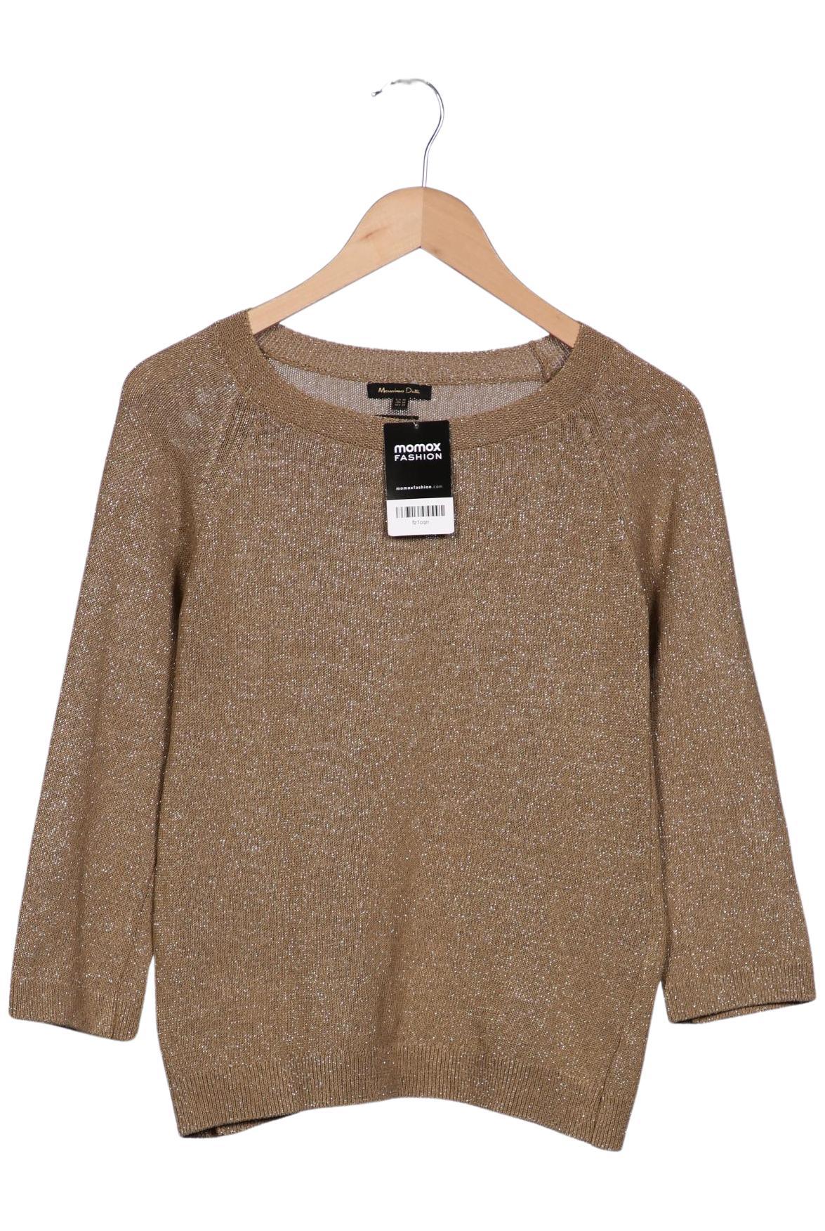 

Massimo Dutti Damen Pullover, beige, Gr. 34