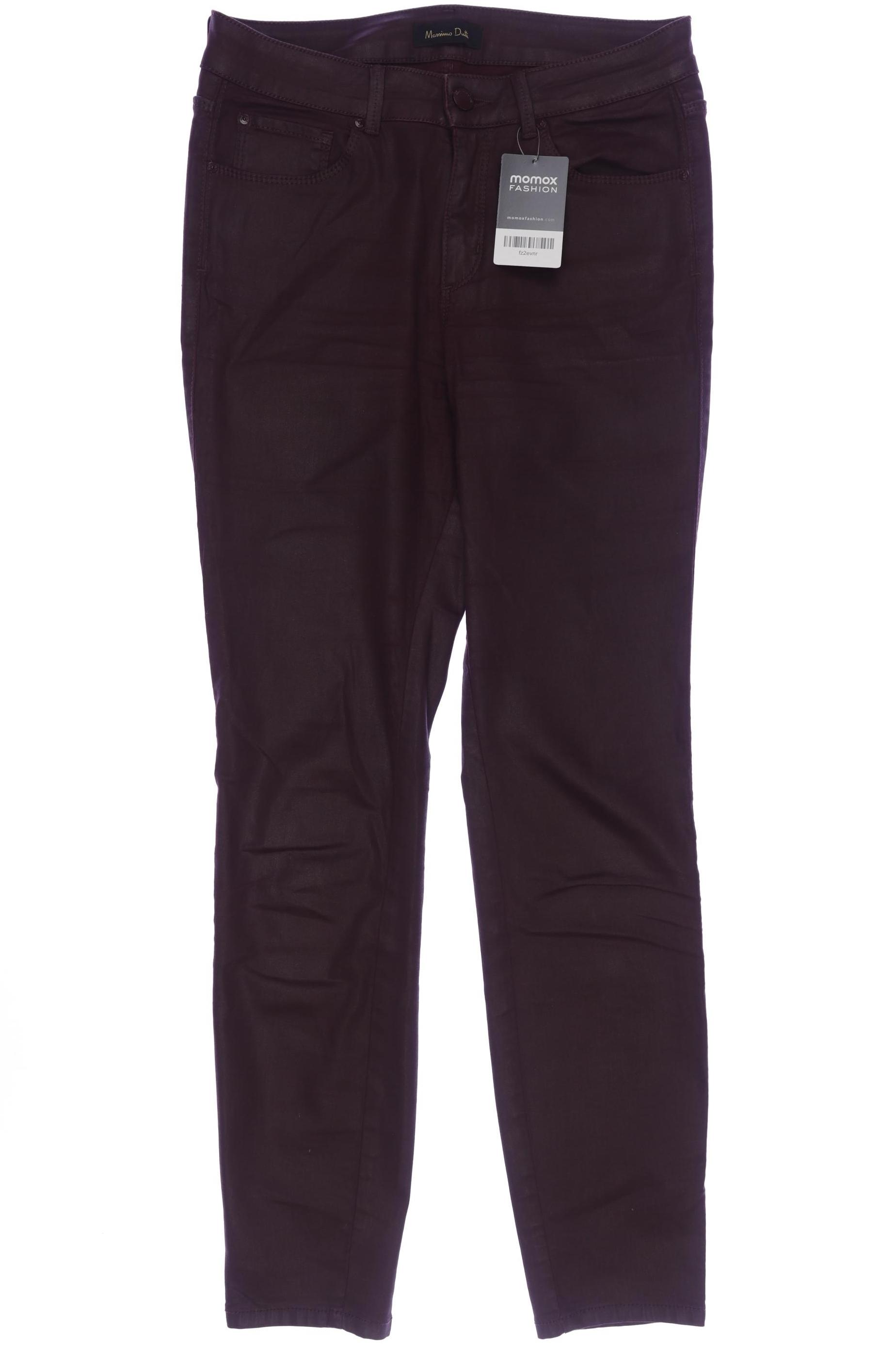 

Massimo Dutti Damen Stoffhose, bordeaux, Gr. 38