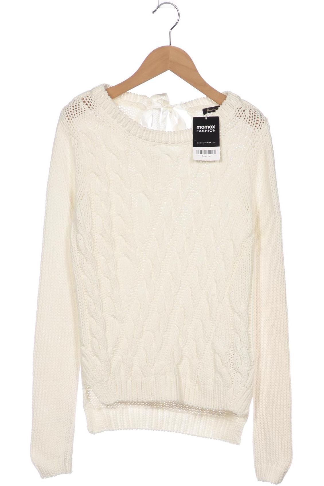 

Massimo Dutti Damen Pullover, weiß, Gr. 34