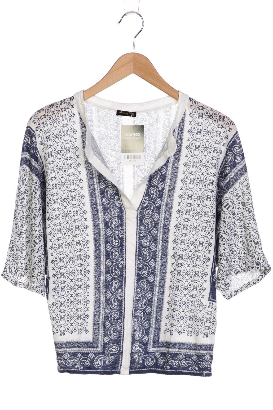 

Massimo Dutti Damen T-Shirt, blau, Gr. 36