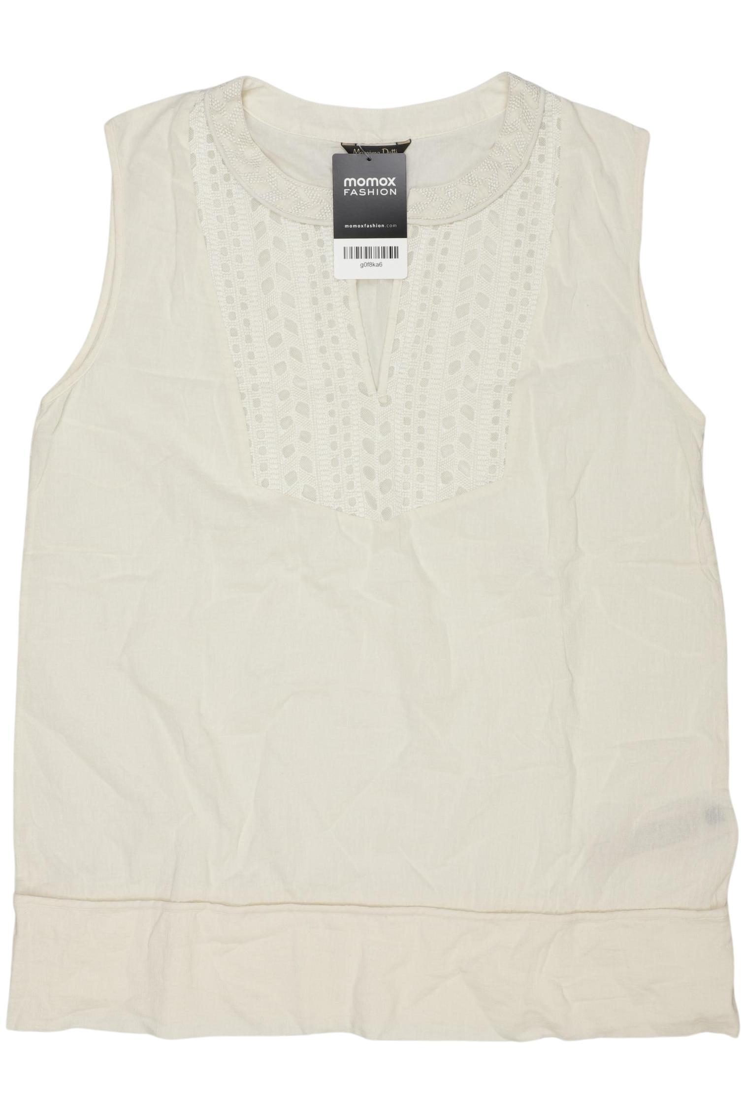 

Massimo Dutti Damen Top, cremeweiß, Gr. 42