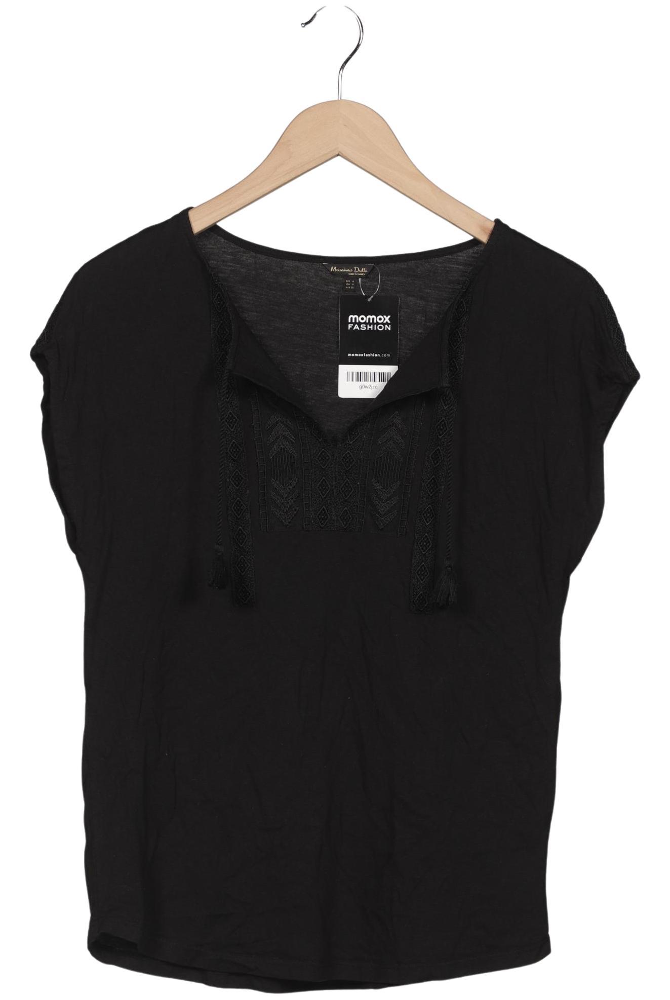 

Massimo Dutti Damen T-Shirt, schwarz, Gr. 36