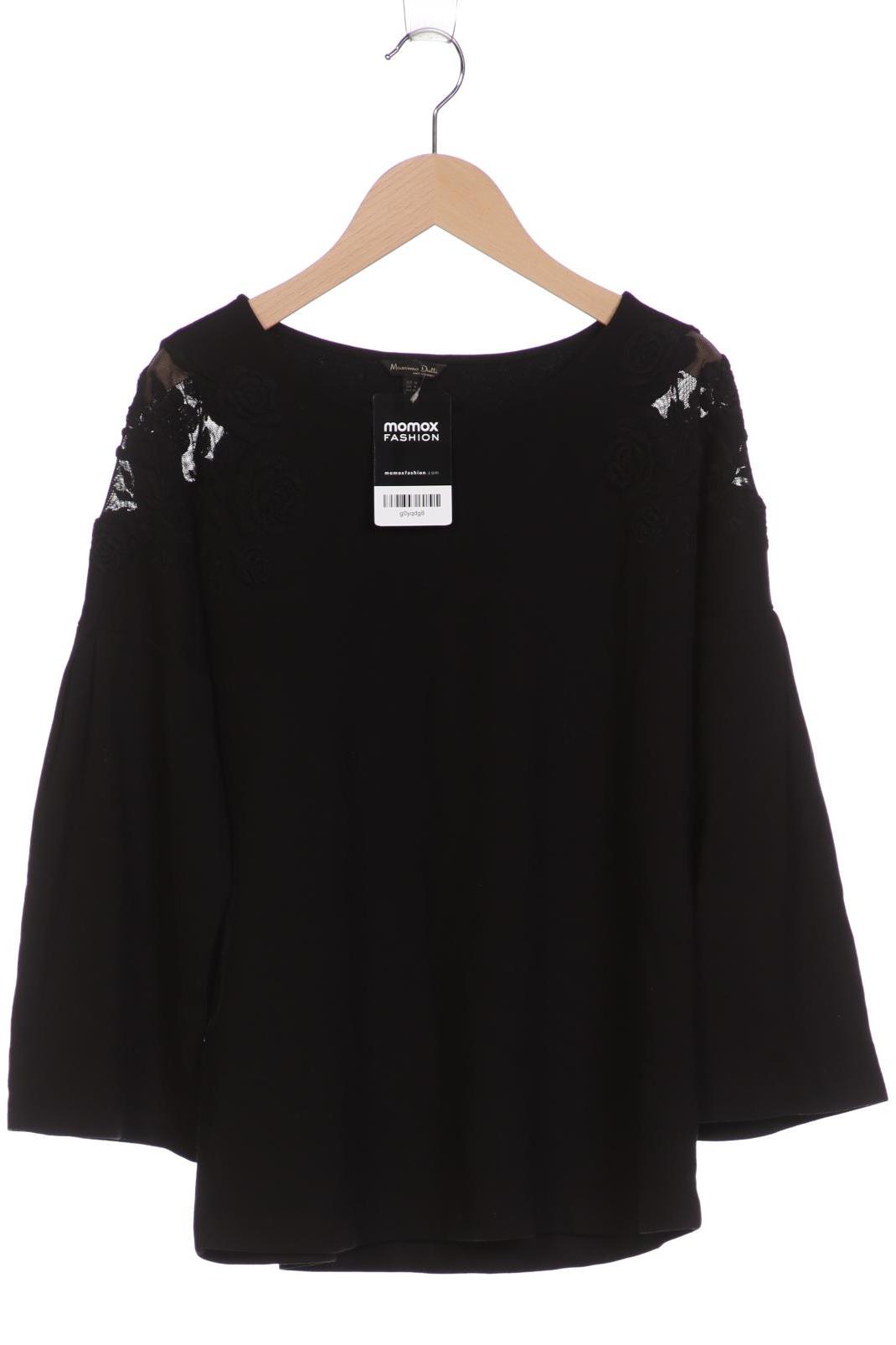 

Massimo Dutti Damen Langarmshirt, schwarz