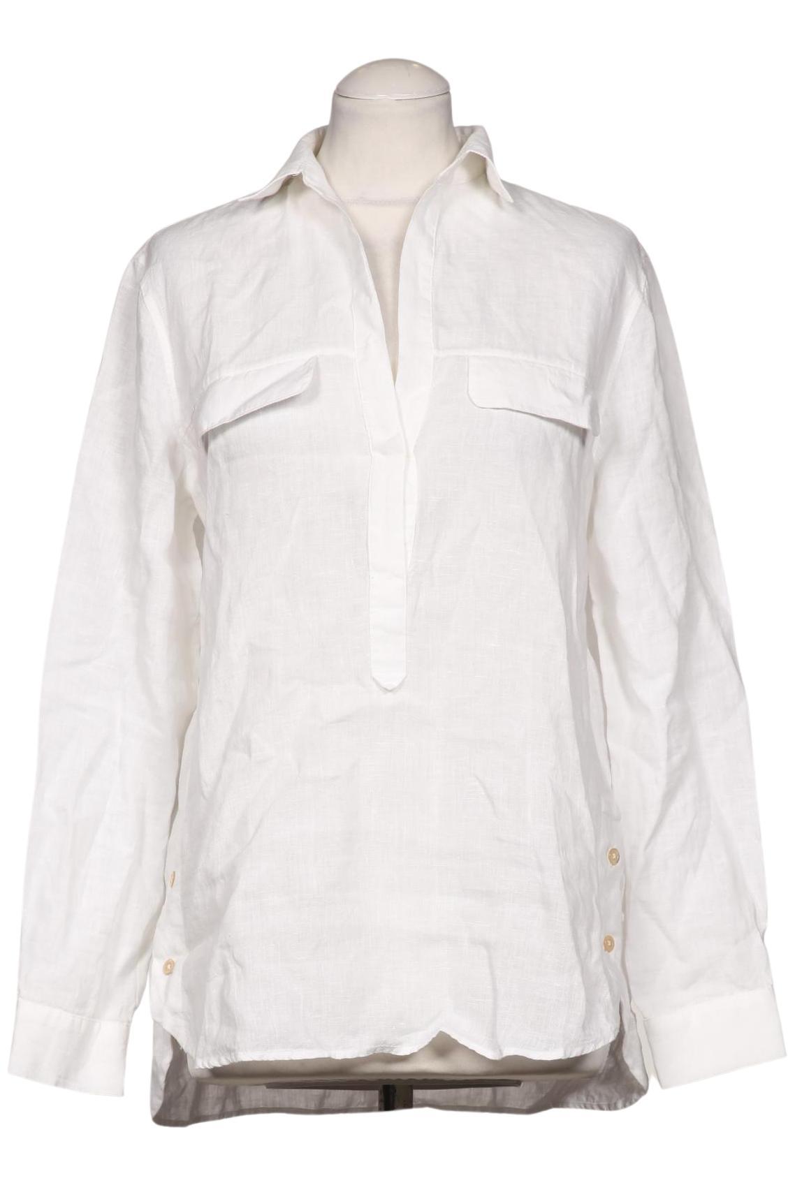 

Massimo Dutti Damen Bluse, weiß, Gr. 38