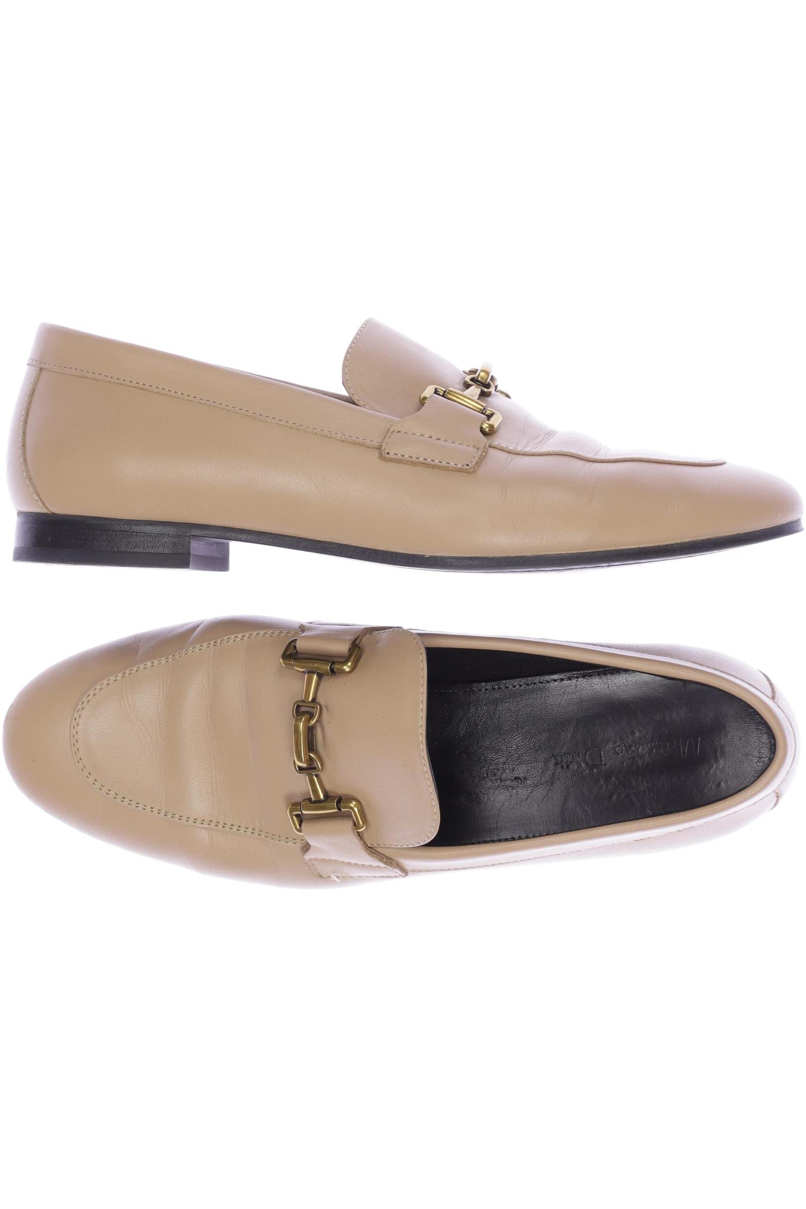 

Massimo Dutti Damen Halbschuh, beige, Gr. 38