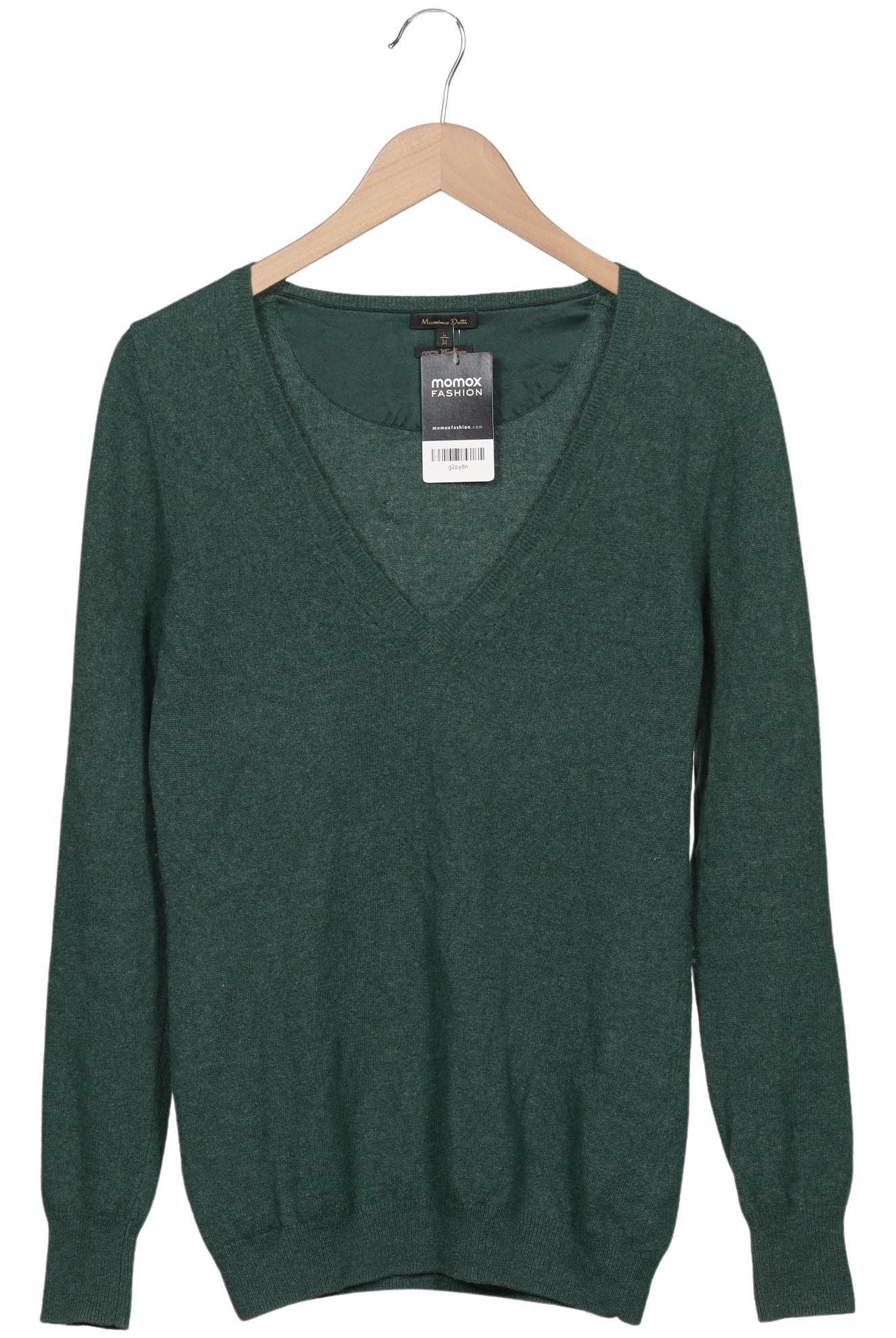 

Massimo Dutti Damen Pullover, grün, Gr. 42