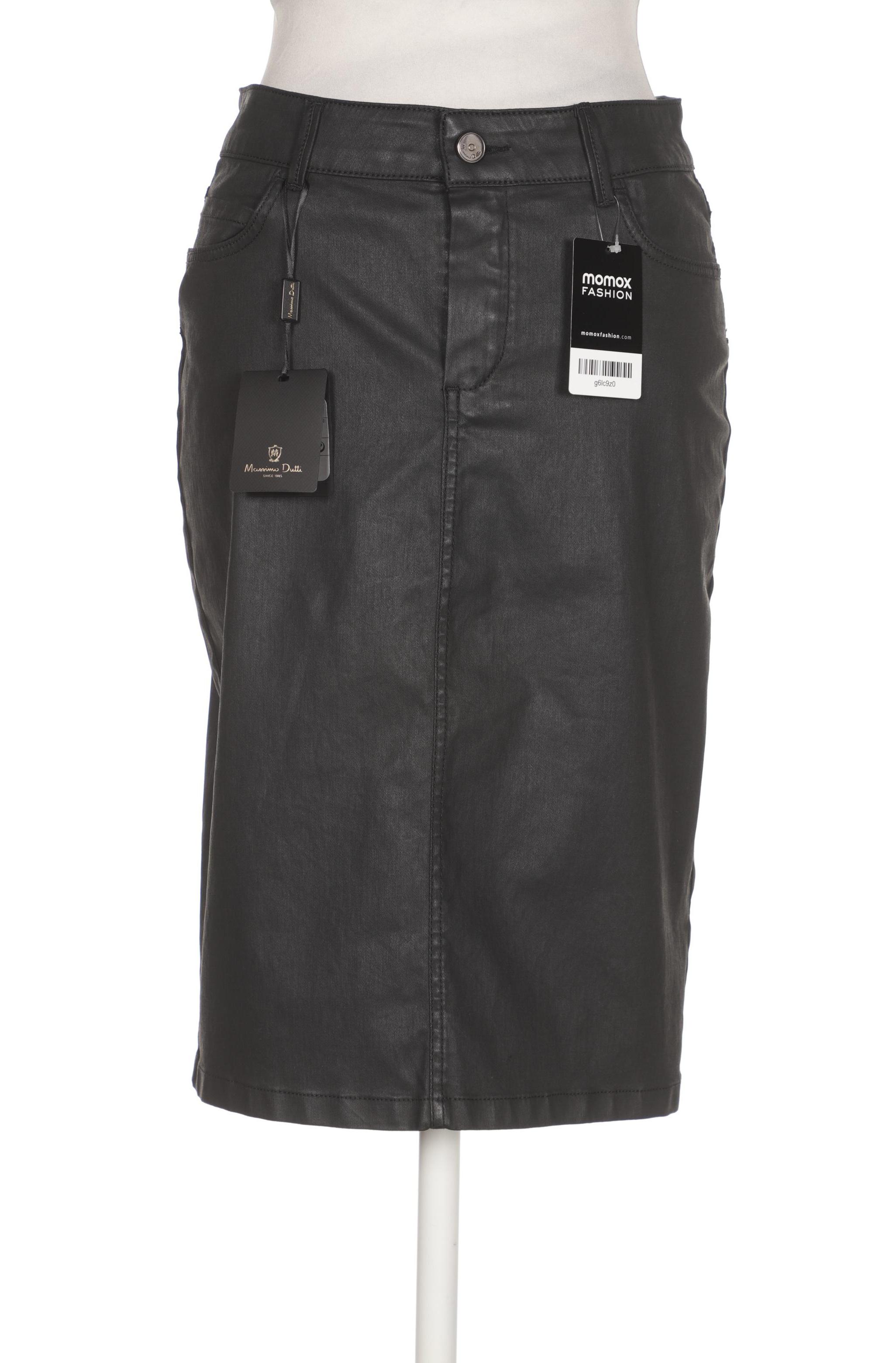 

Massimo Dutti Damen Rock, schwarz, Gr. 36