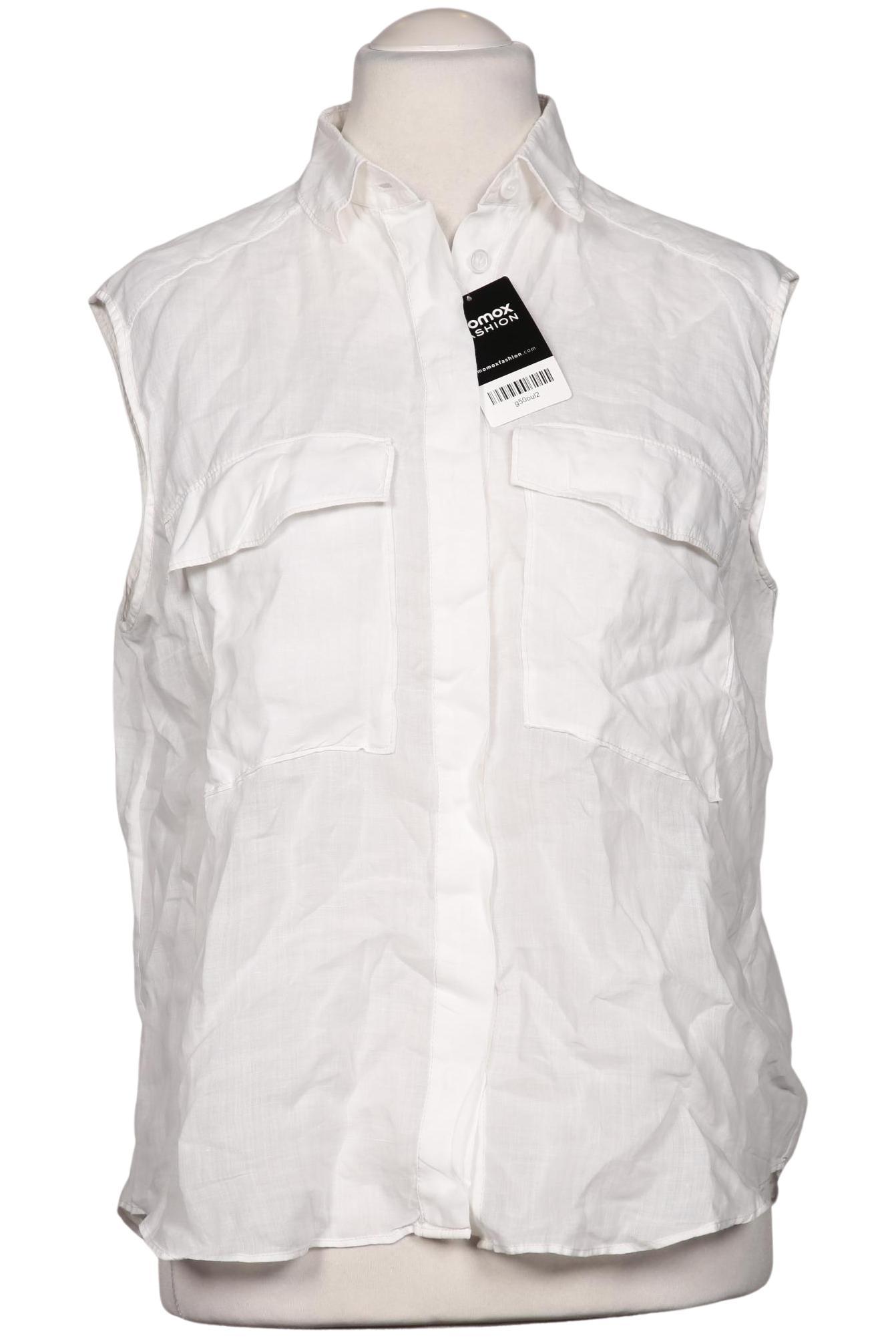 

Massimo Dutti Damen Bluse, weiß, Gr. 42