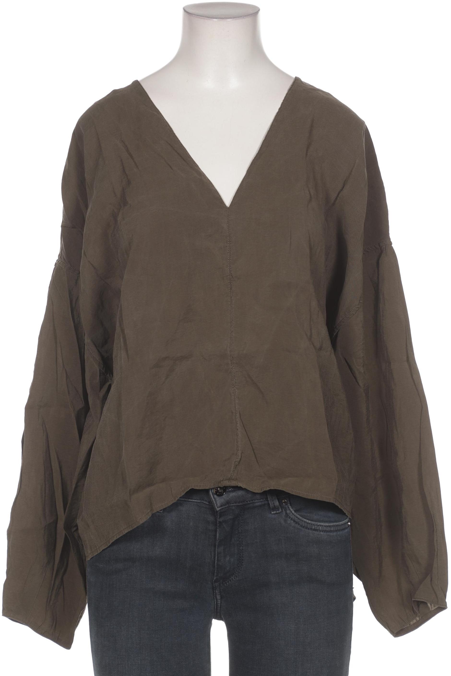 

Massimo Dutti Damen Bluse, grün, Gr. 38