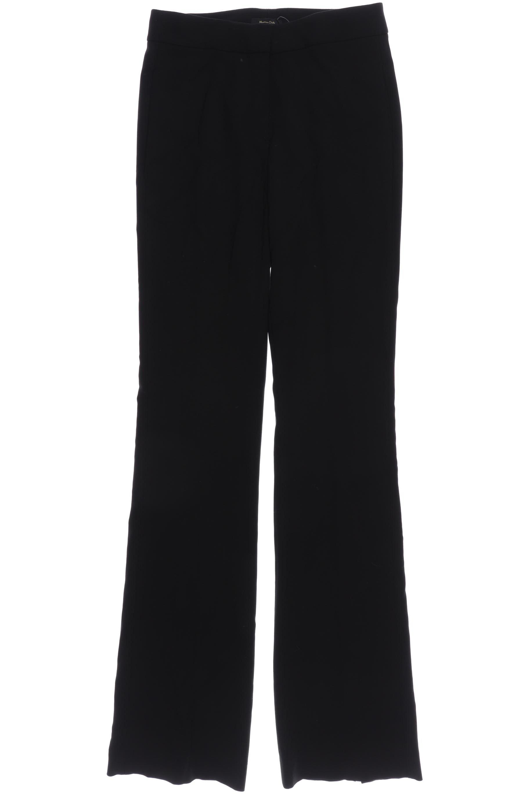 

Massimo Dutti Damen Stoffhose, schwarz, Gr. 34