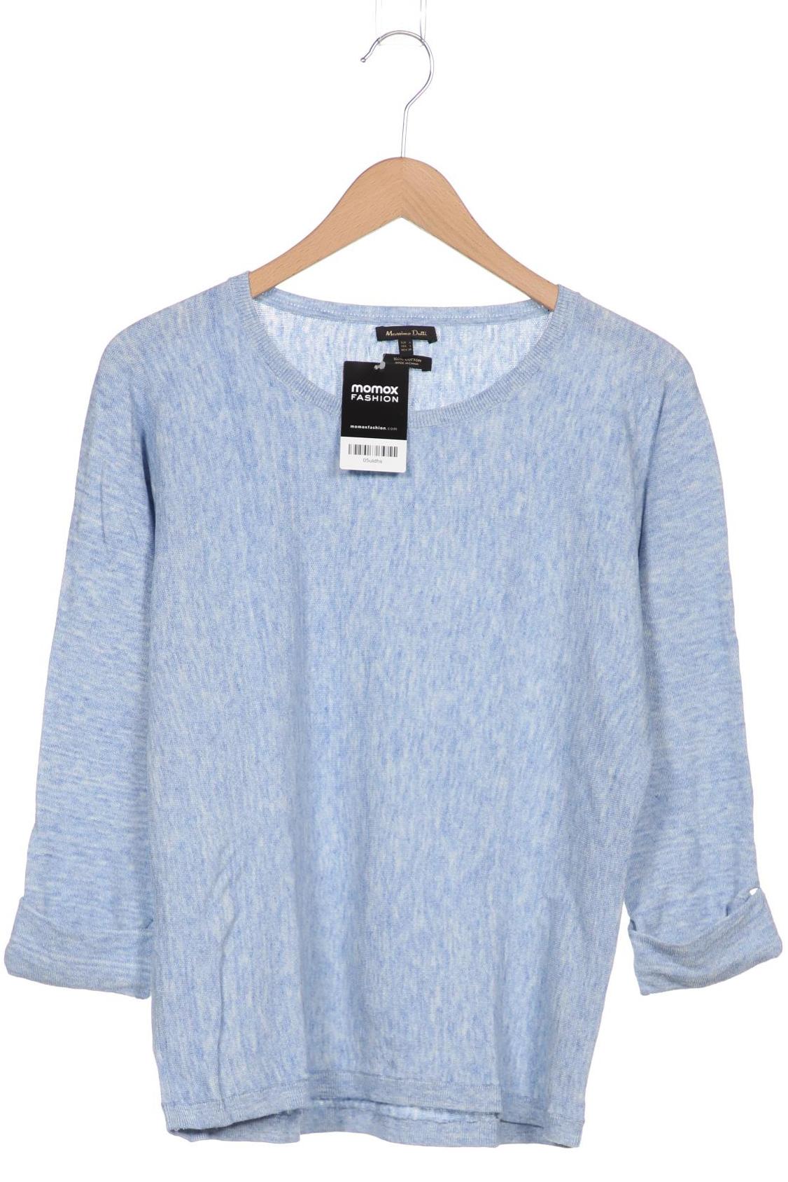 

Massimo Dutti Damen Pullover, blau, Gr. 42