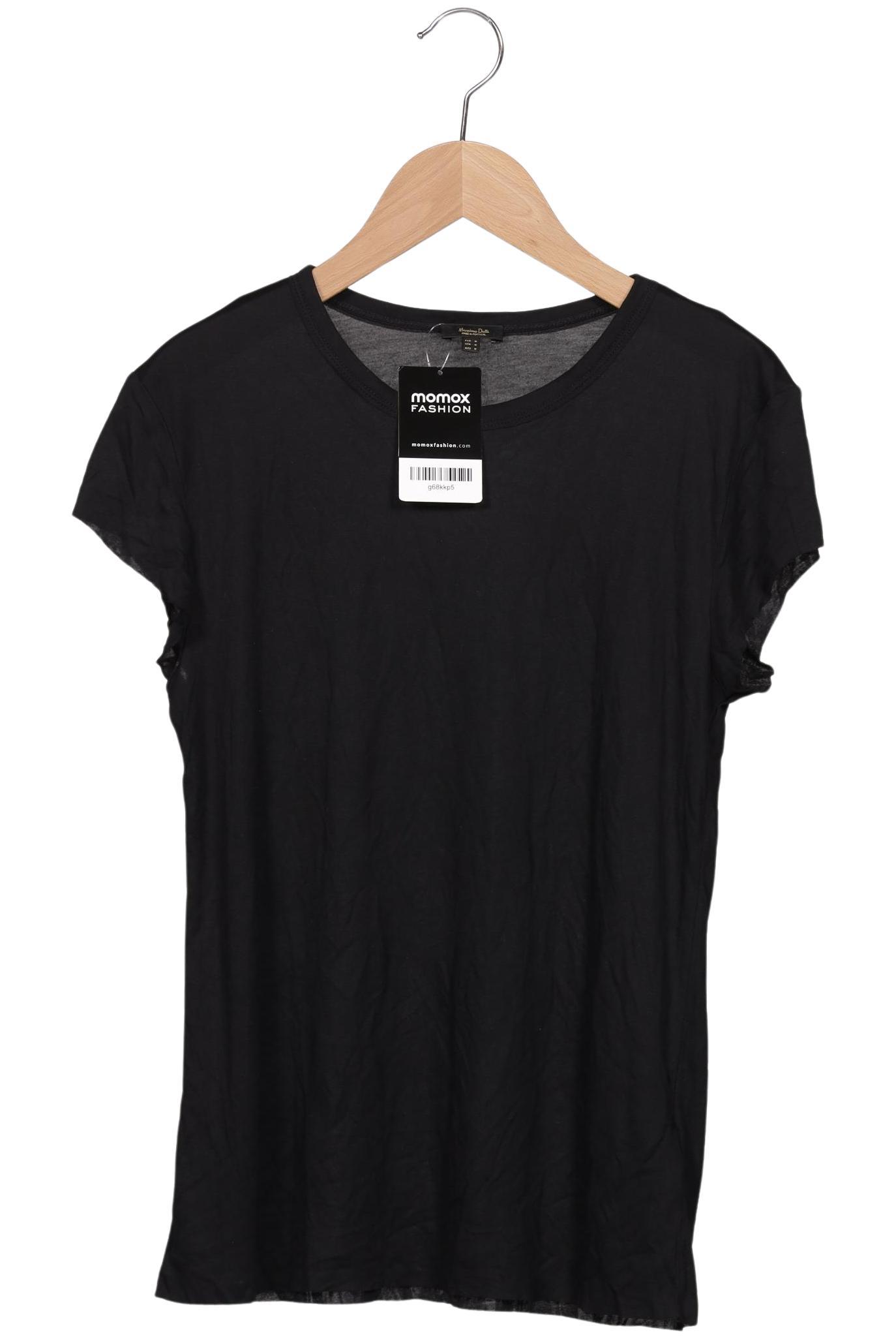 

Massimo Dutti Damen T-Shirt, schwarz, Gr. 38