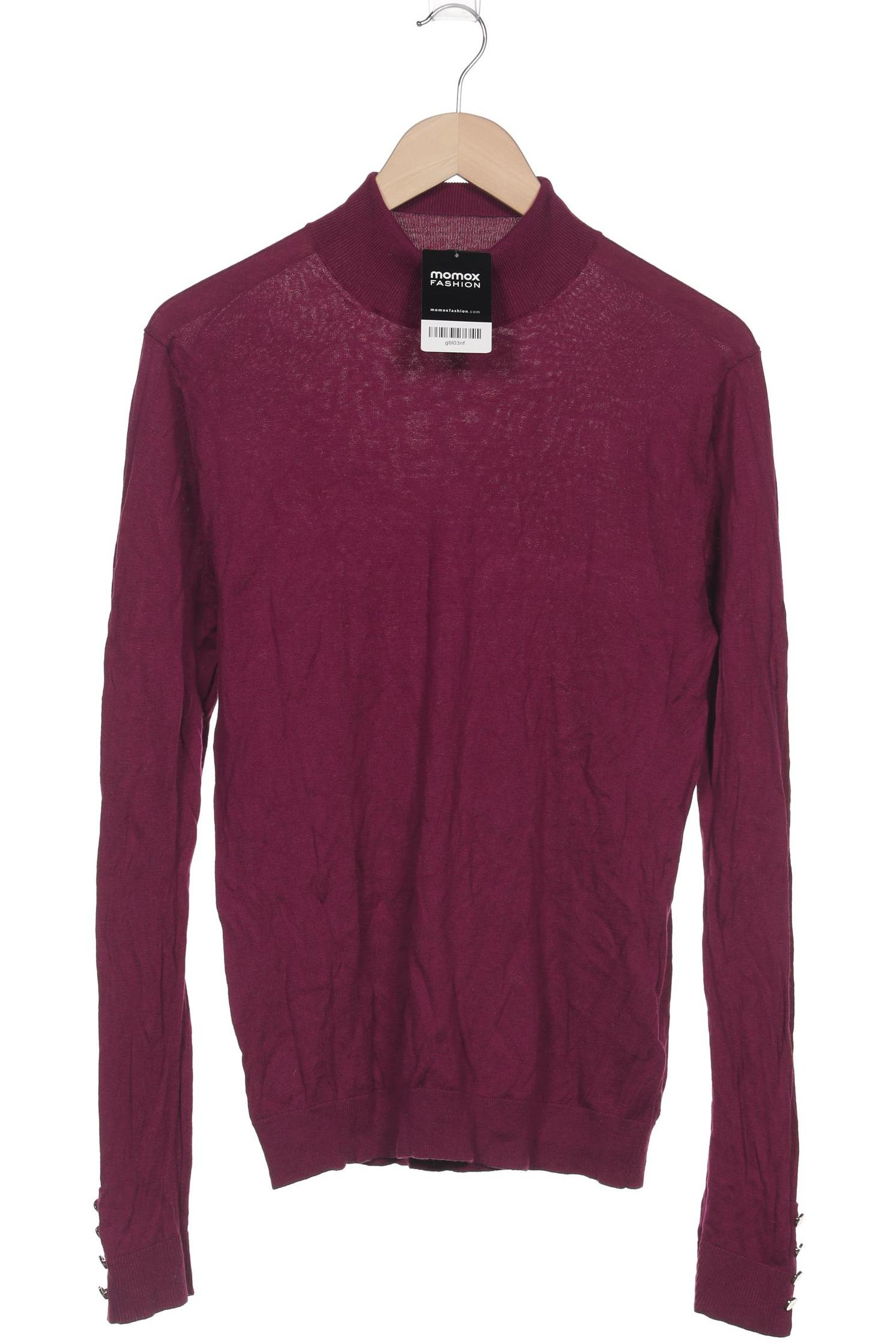 

Massimo Dutti Damen Langarmshirt, bordeaux, Gr. 42