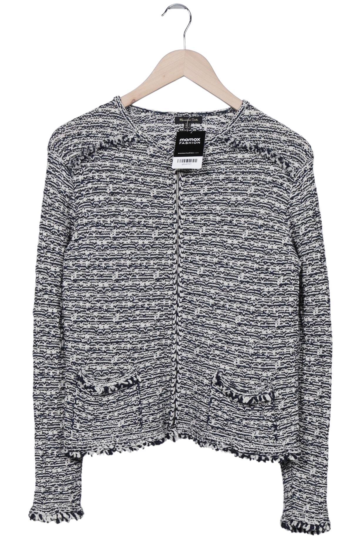 

Massimo Dutti Damen Strickjacke, weiß, Gr. 38