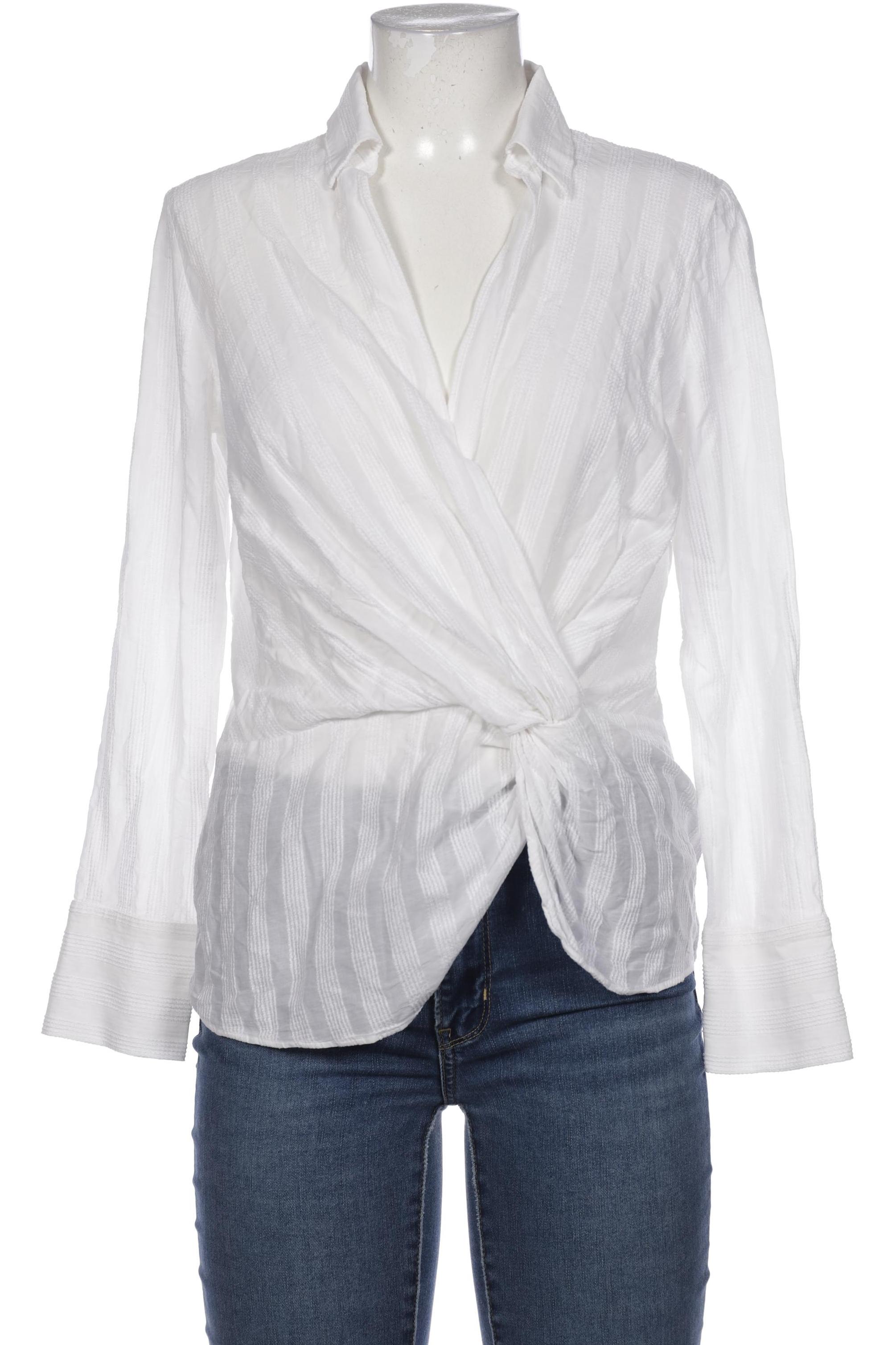 

Massimo Dutti Damen Bluse, weiß, Gr. 40