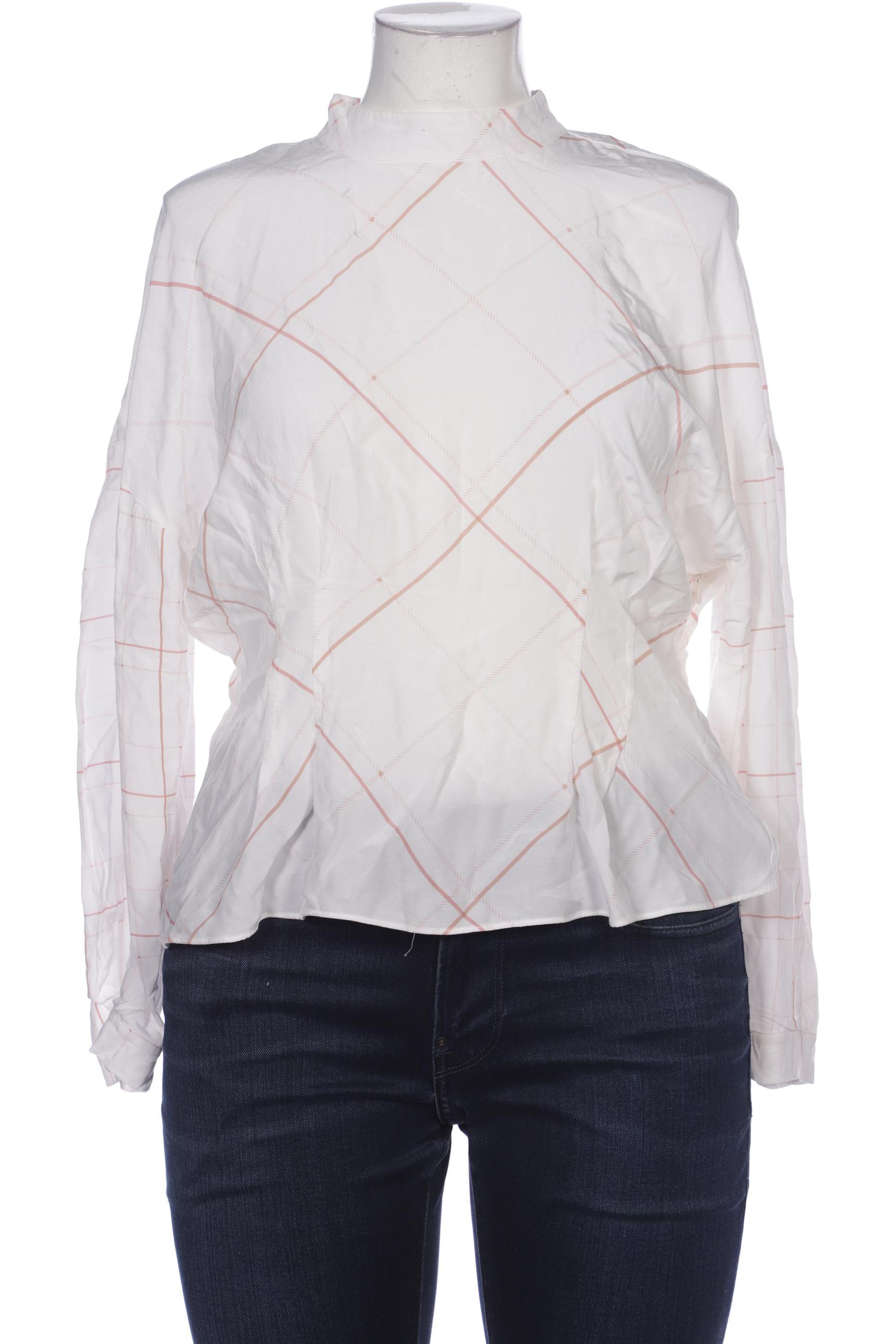 

Massimo Dutti Damen Bluse, weiß, Gr. 42