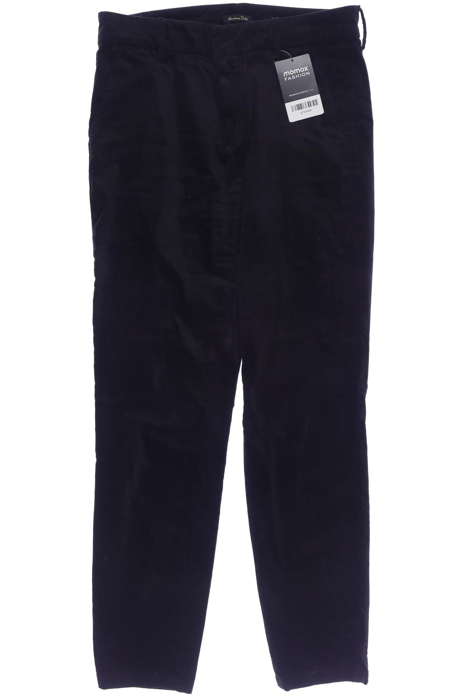 

Massimo Dutti Damen Stoffhose, schwarz, Gr. 36
