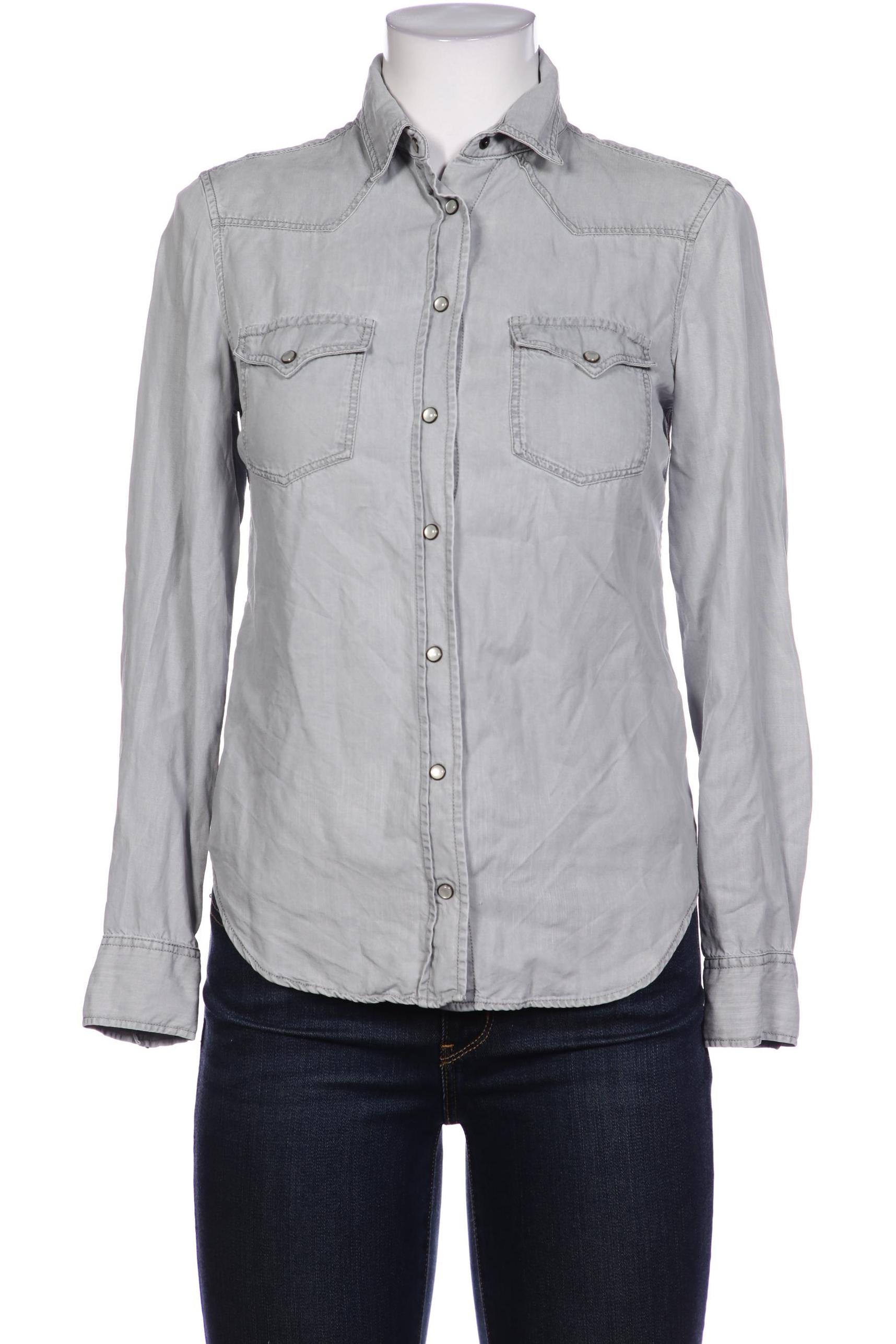 

Massimo Dutti Damen Bluse, grau, Gr. 36