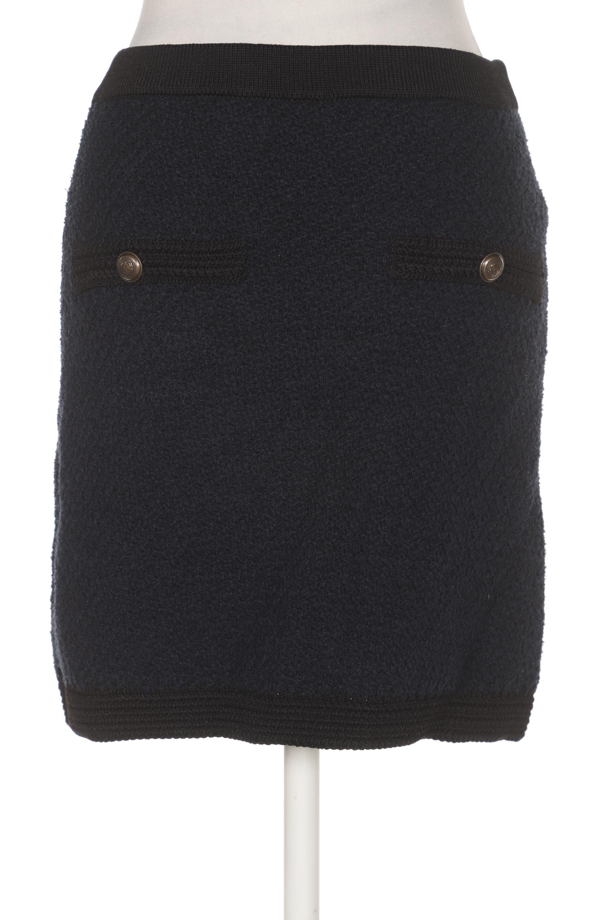 

Massimo Dutti Damen Rock, marineblau, Gr. 34